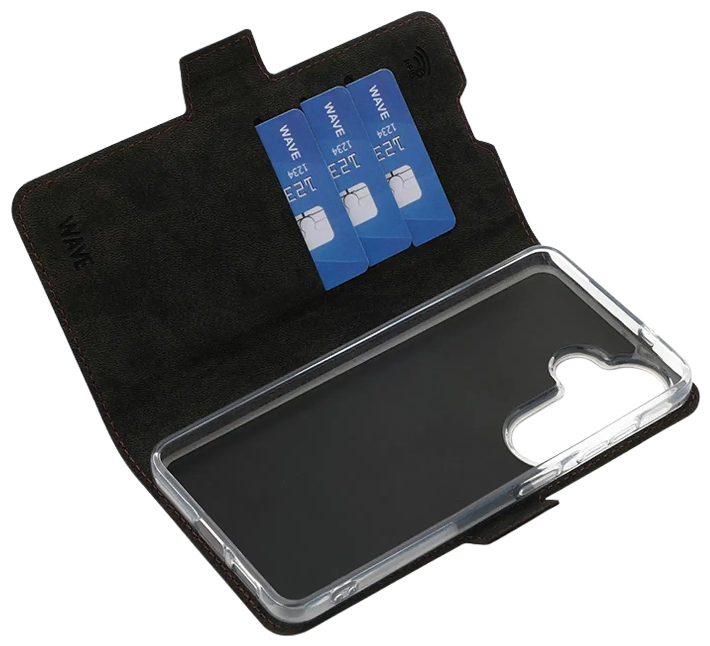 Wave Book Case, Samsung Galaxy S26 5G, Smoky Sangria - 4