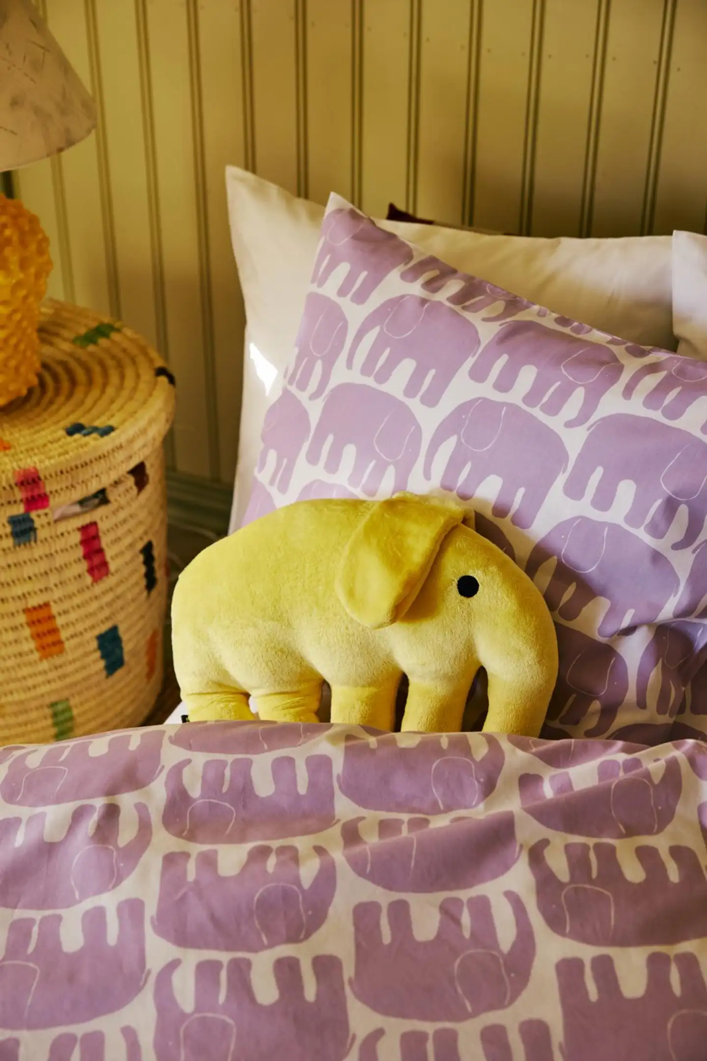 Finlayson tyynyliina Elefantti 50x60cm vaalea liila - 4