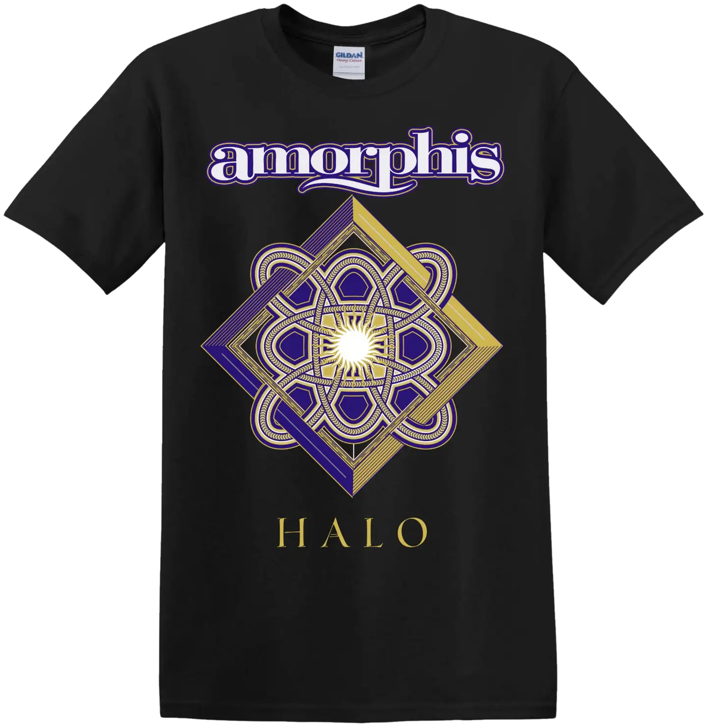 Amorphis aikuisten t-paita Halo - MUSTA