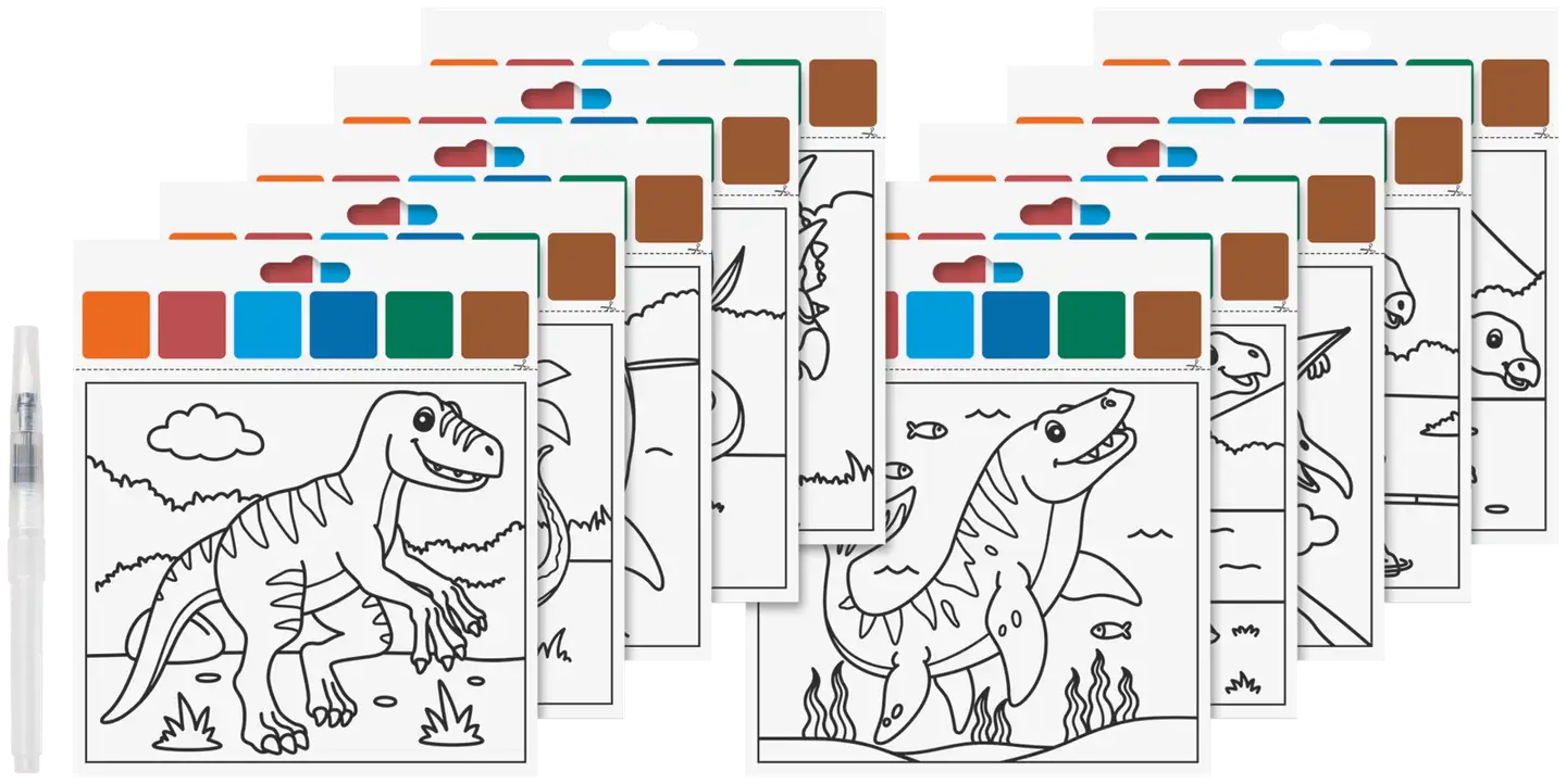 Värityssetti Dinosaurus - 2