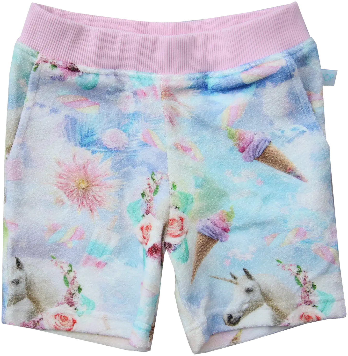 POP&Co lasten shortsit Elle Unicorn - Unicorn