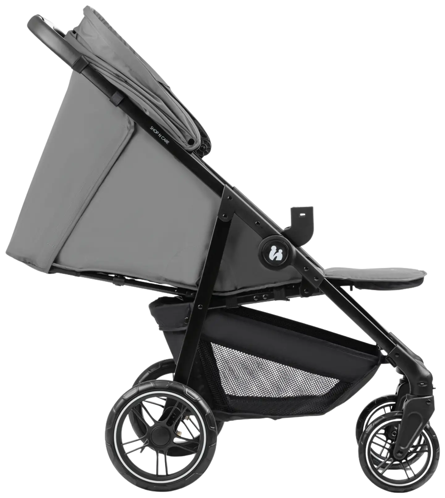 Hauck yhdistelmävaunut Shop N Care Trio Set 0-25 kg harmaa - 12
