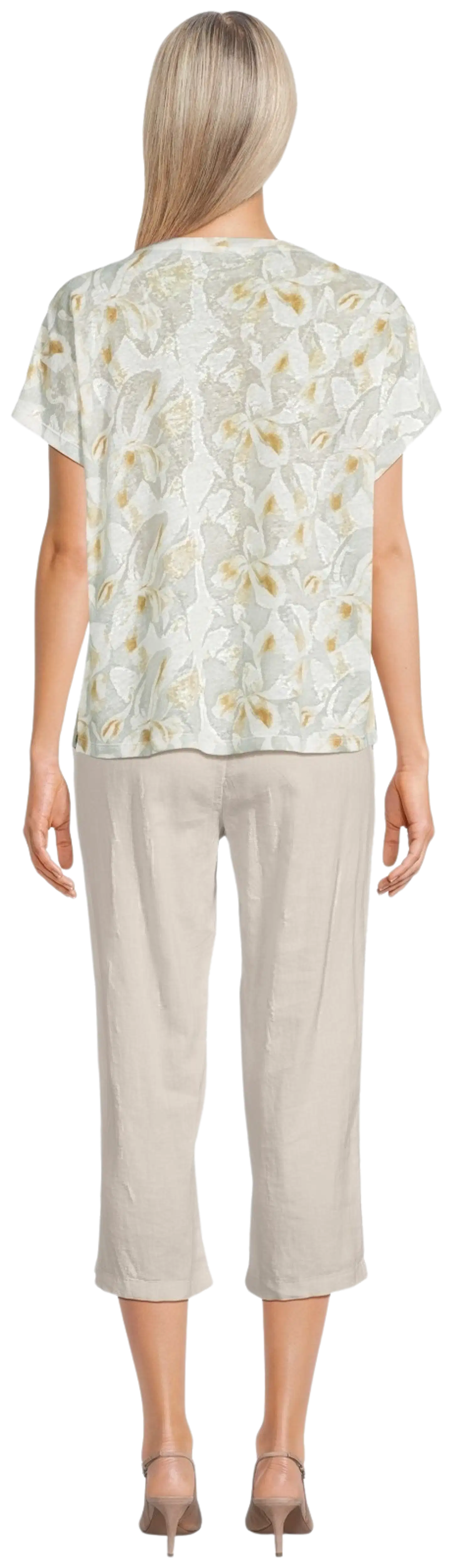 London Fog naisten culottes-housut pellavasekoitetta 222L261708 - irish cream - 3