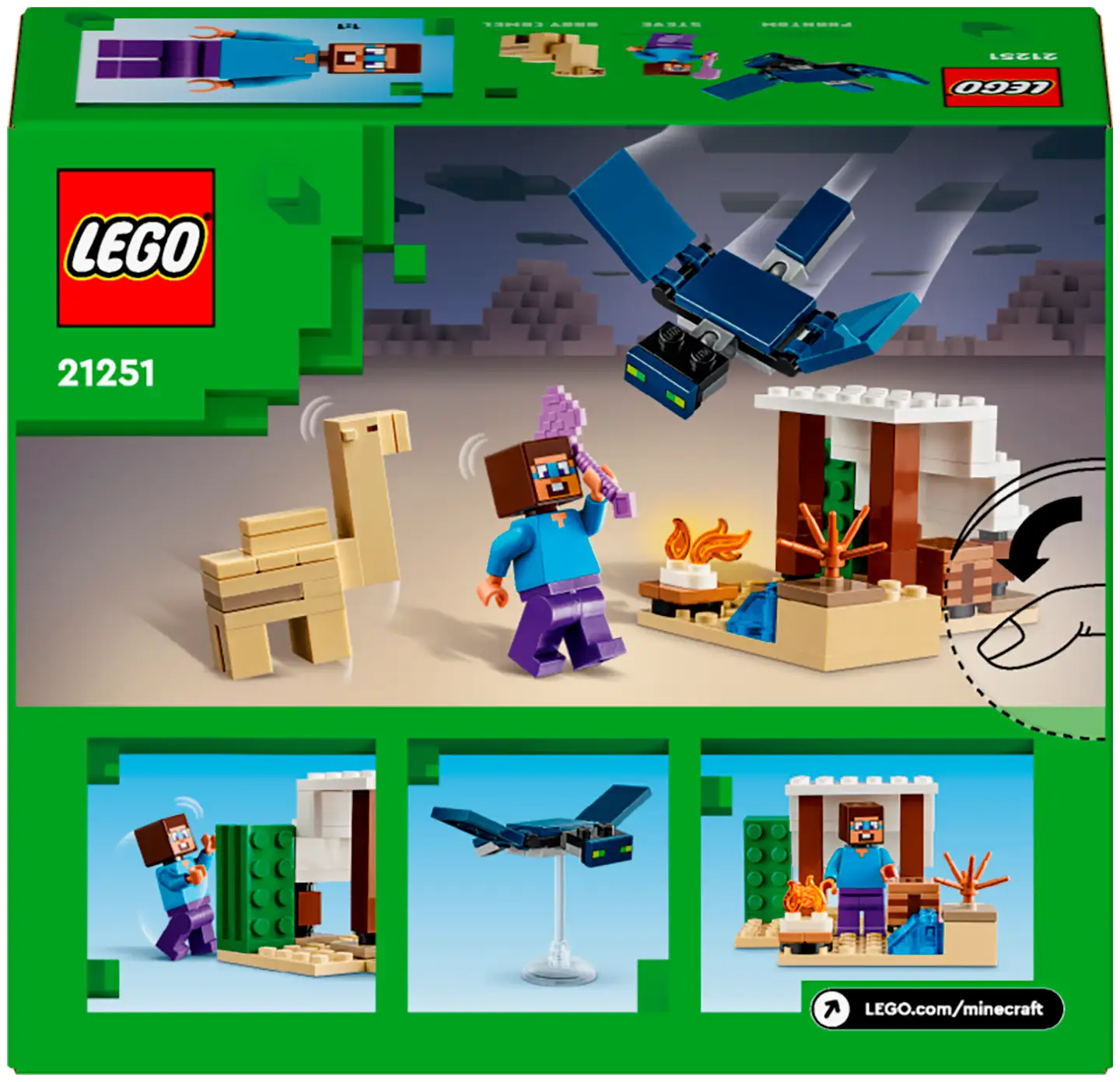 LEGO Minecraft 21251 Steven aavikkoretki - 3