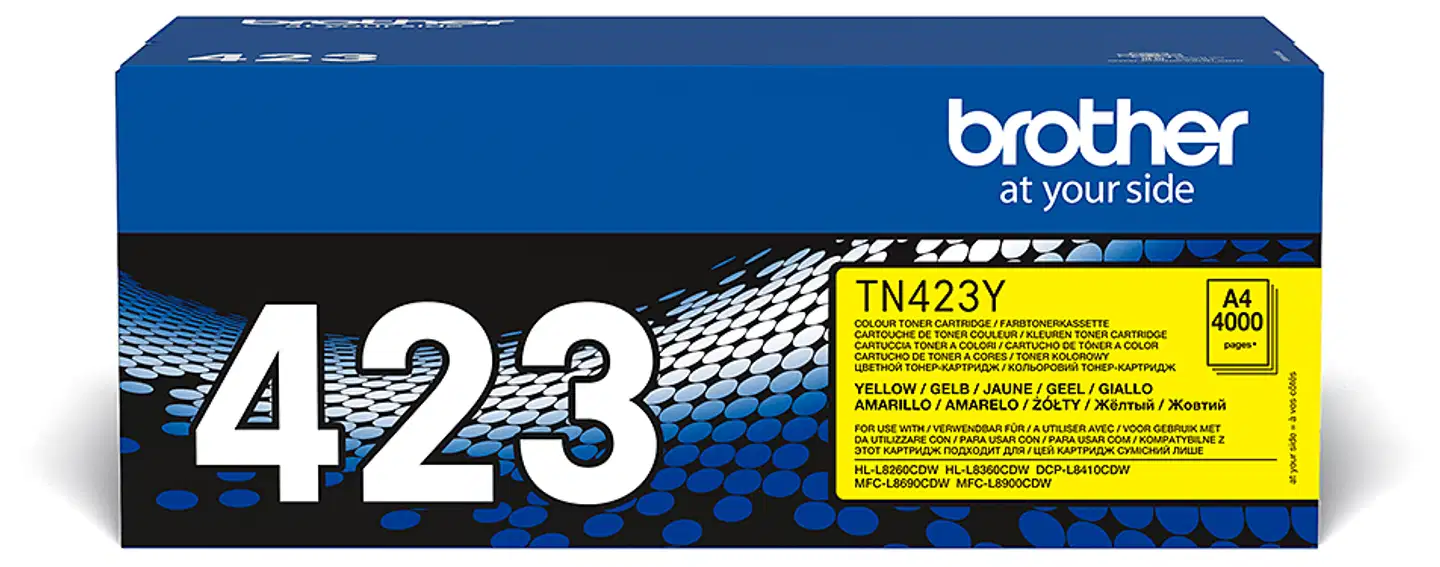 Brother laservärikasetti TN-423Y keltainen - 1