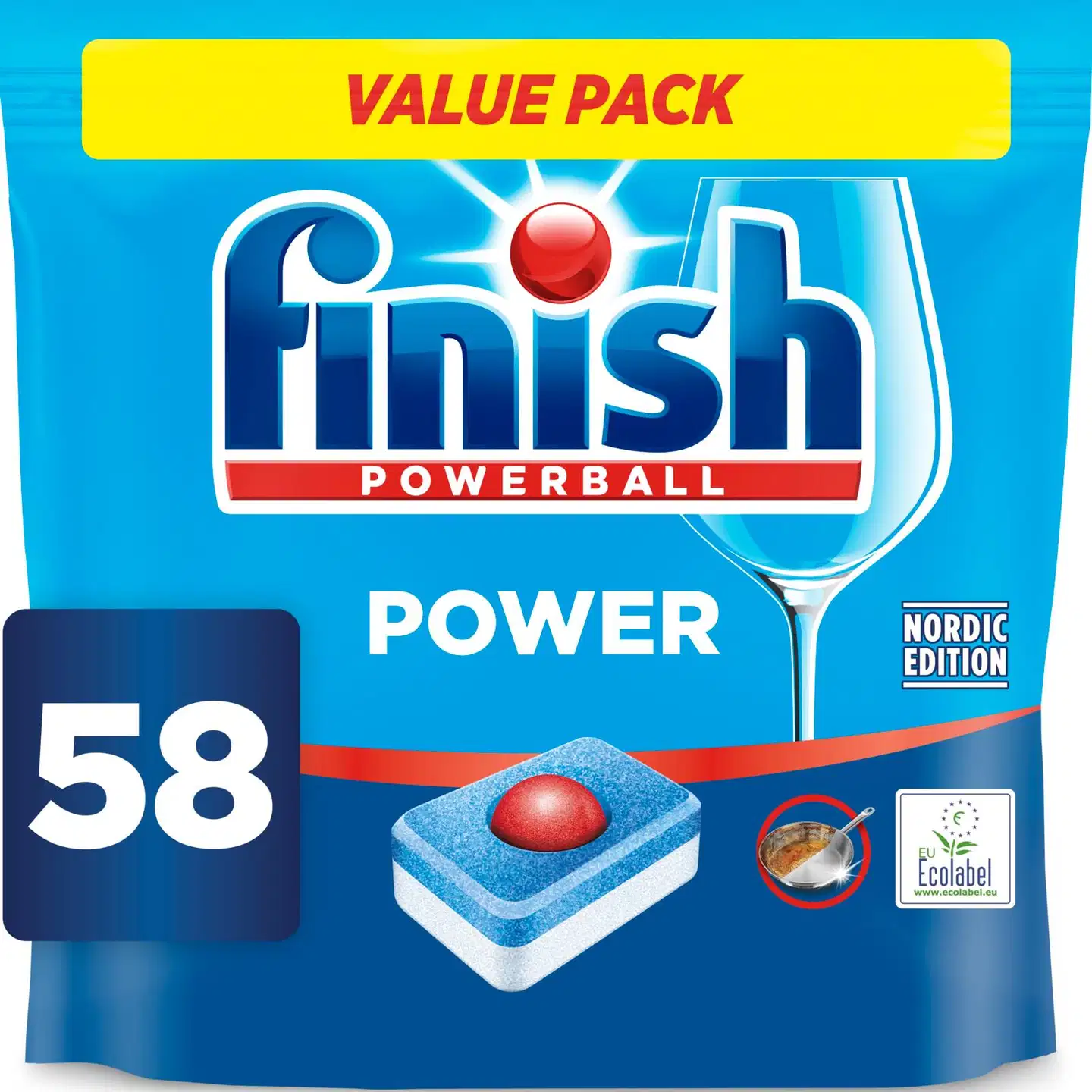 Finish Power All in 1 58Tab Konetiskitabletti