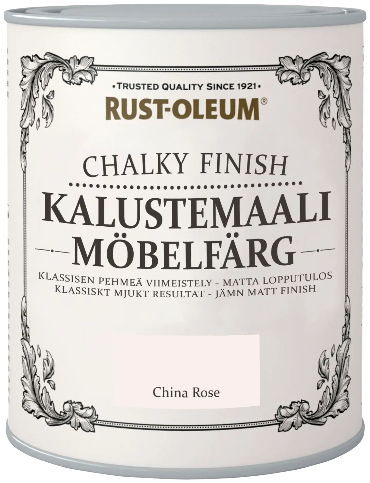 Rust-Oleum Chalky Finish Kalustemaali 750ml China Rose - 1