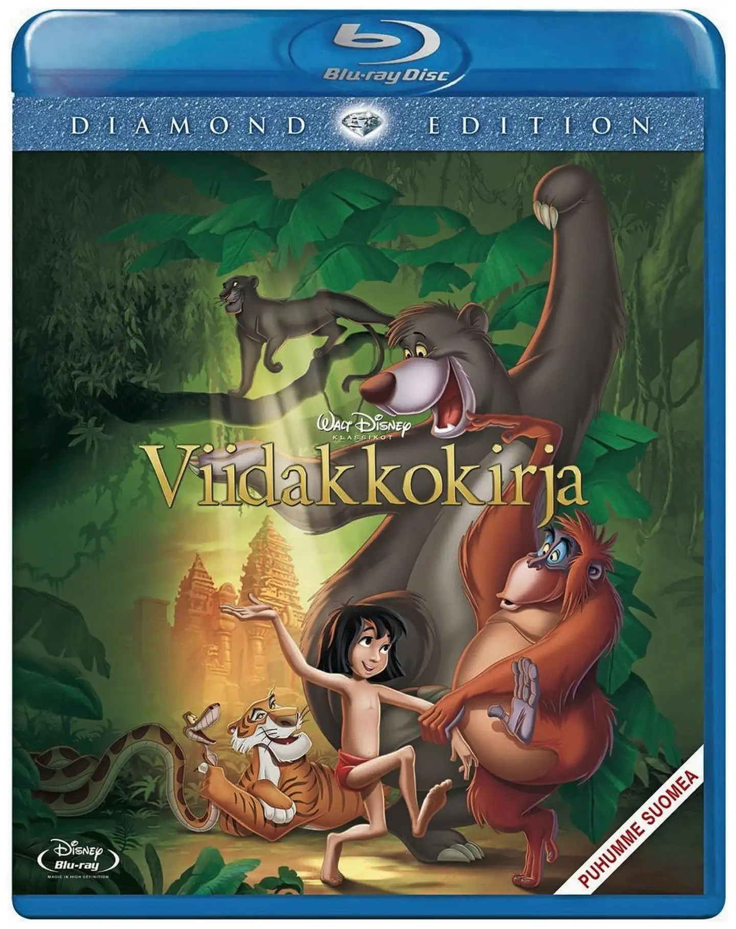 Viidakkokirja Blu-ray