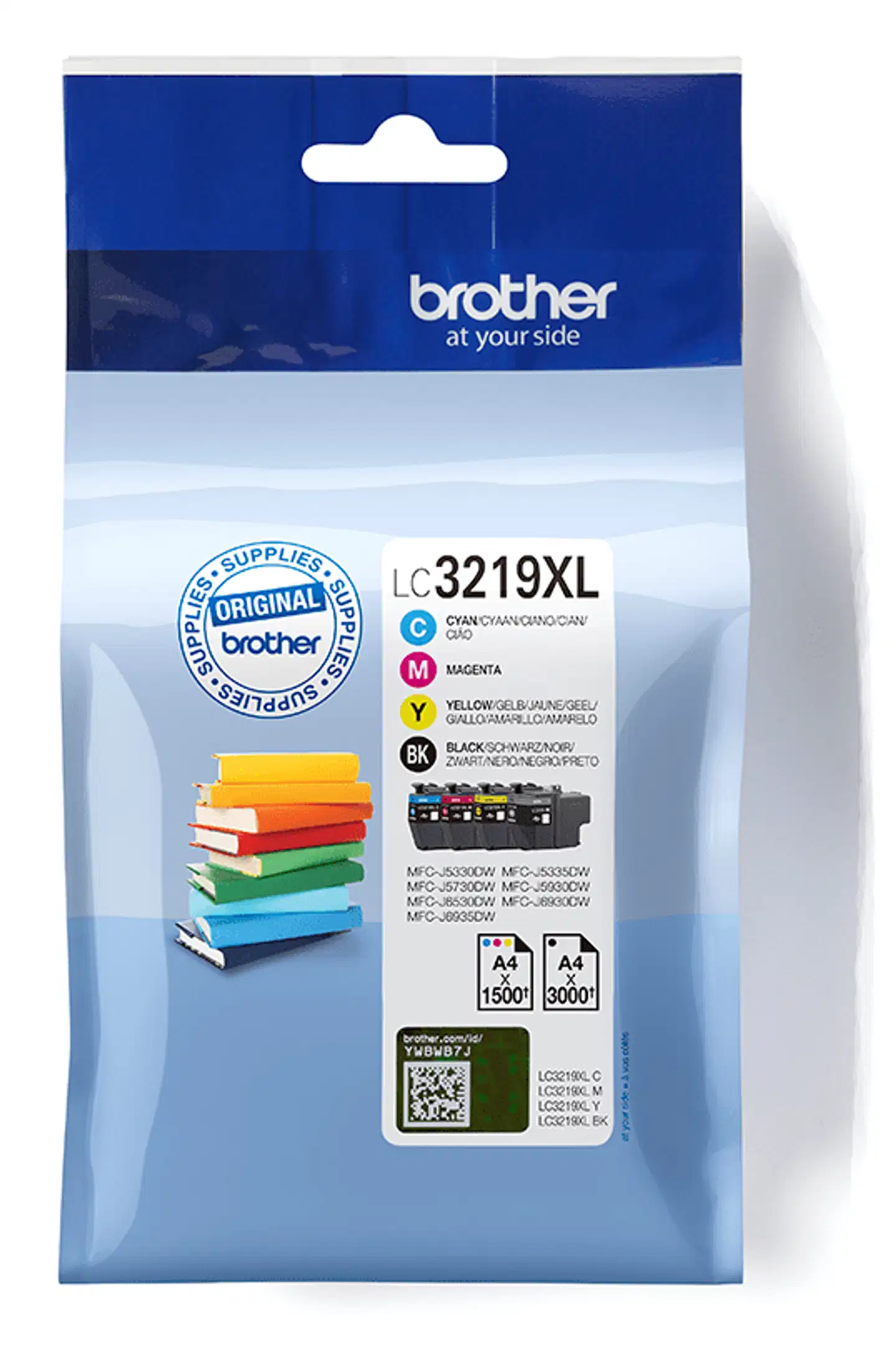 Brother mustekasetti LC3219XLVAL XL BK/C/M/Y - 1