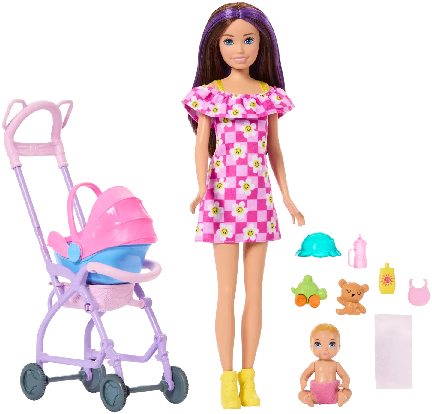 Barbie Skipper Babysitting stroller -leikkisetti - 2