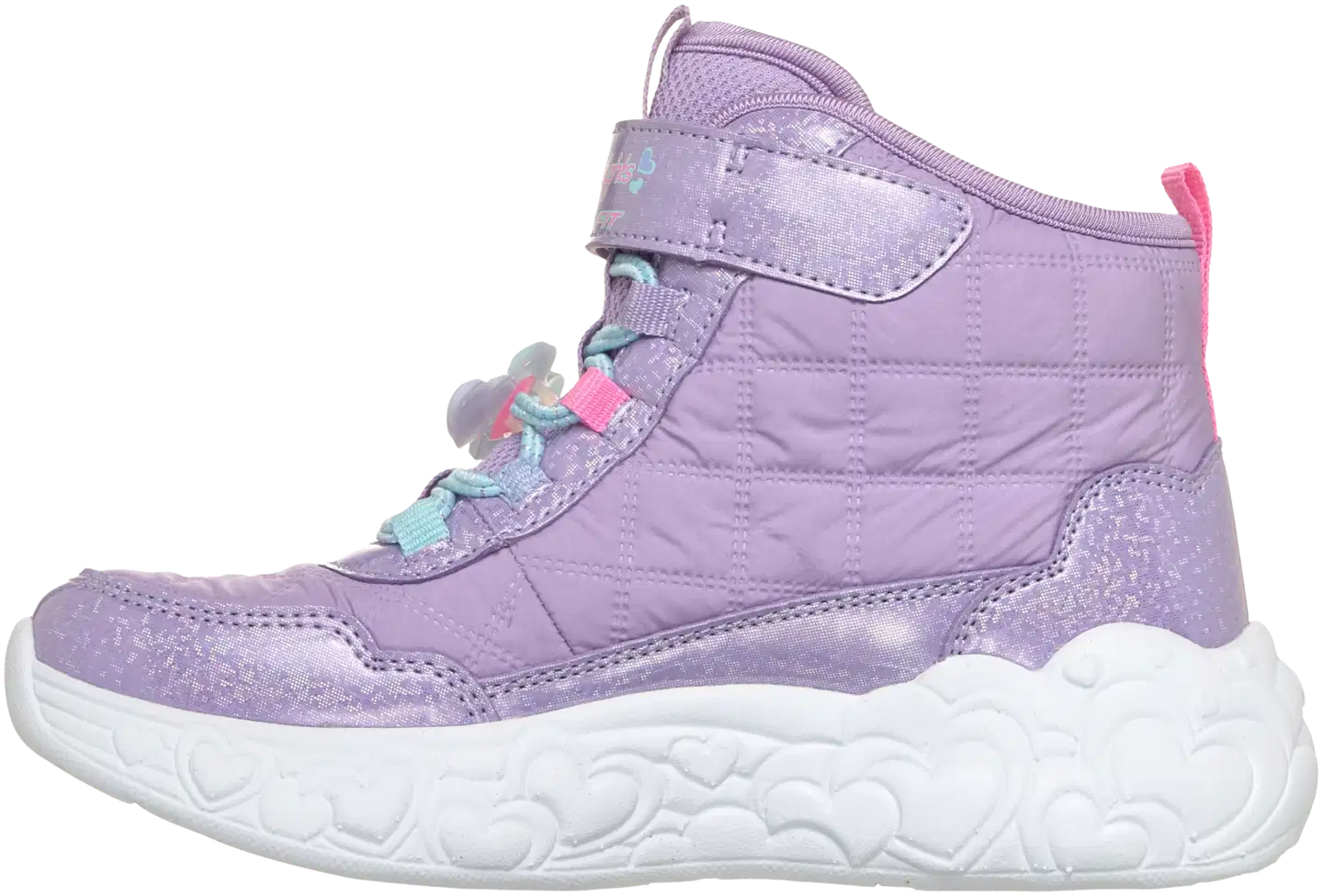Skechers lasten vilkkutennarit Cozy Fit Heart Light - Lavender multitrim - 4