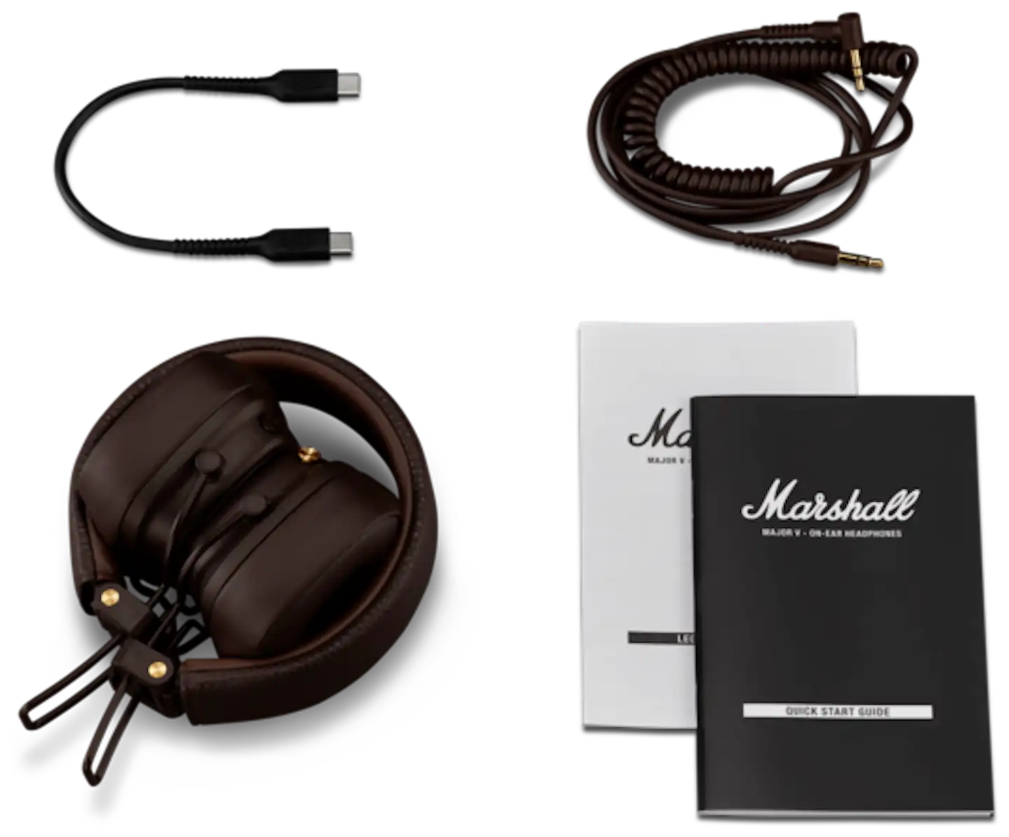 Marshall Bluetooth sankakuulokkeet Major V ruskea - 8