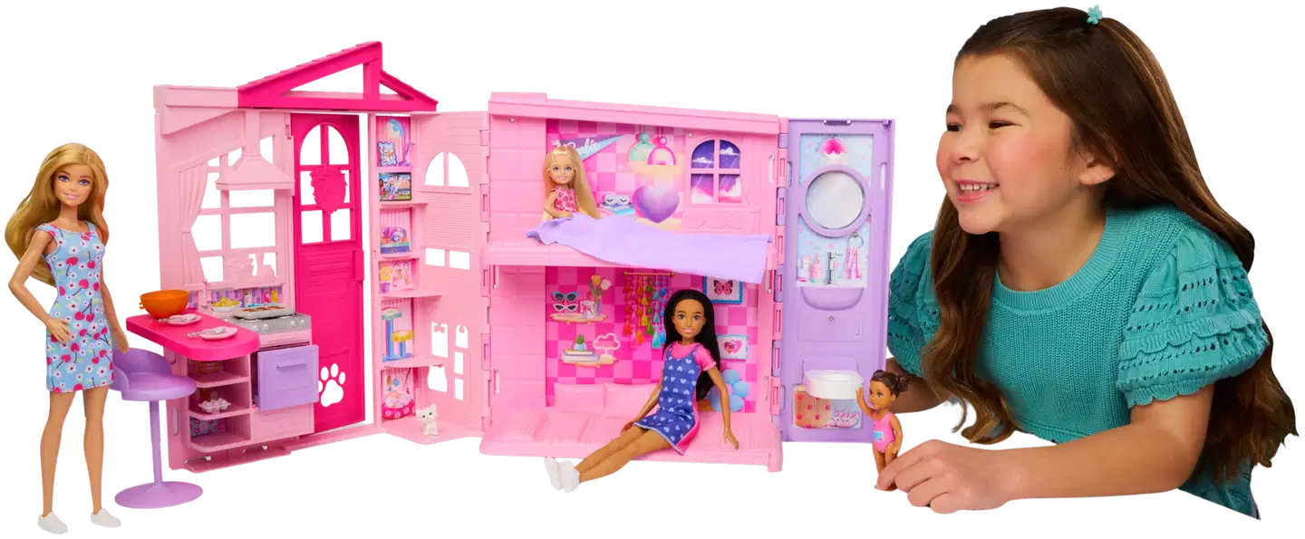 Barbie Entry House with Doll -leikkisetti - 3