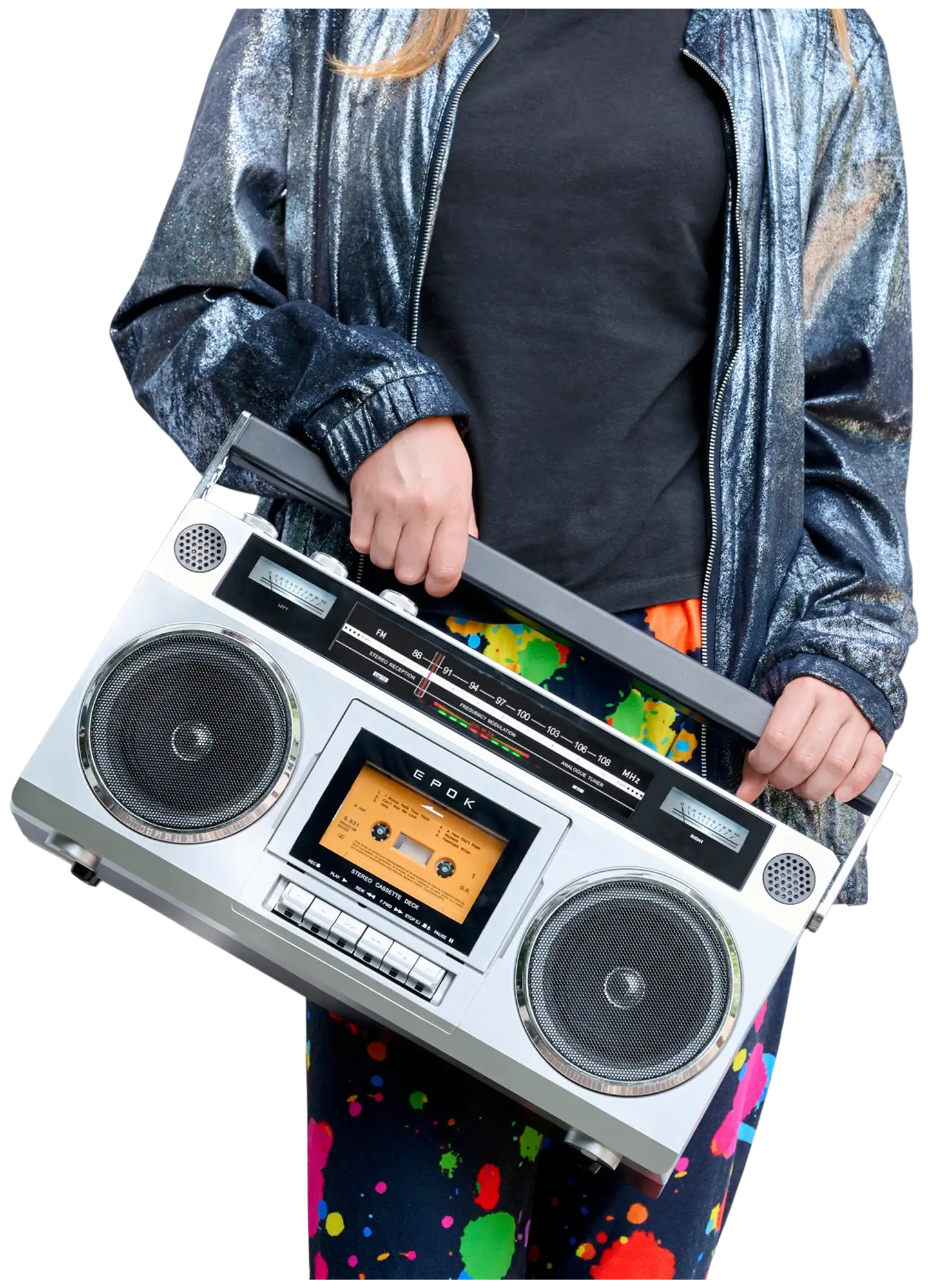 Bigben Epok kannettava kasettisoitin Bluetooth yhteydellä Ghetto Blaster - 4
