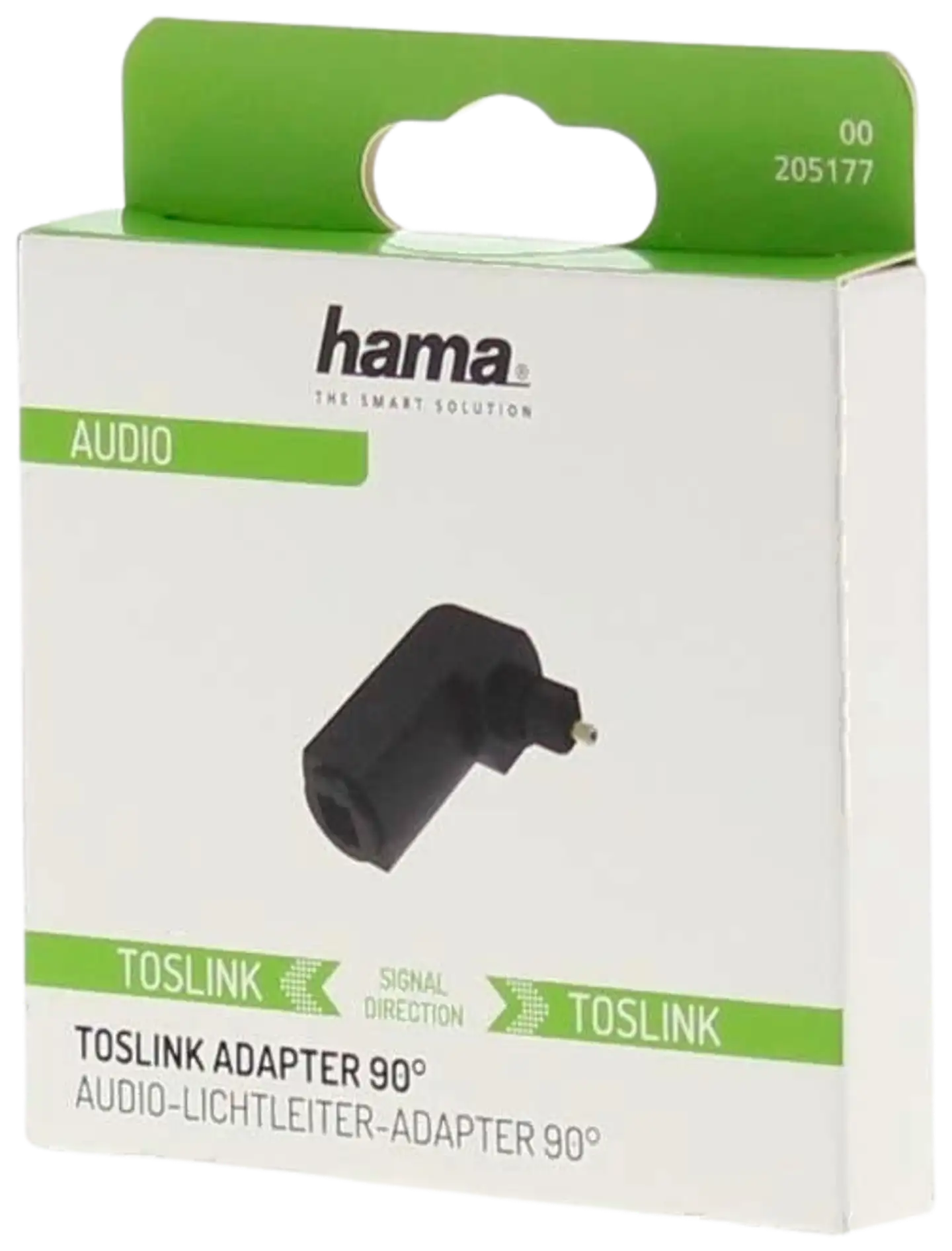 Hama Audiosovite, optinen ODT Toslink, 90° - 2