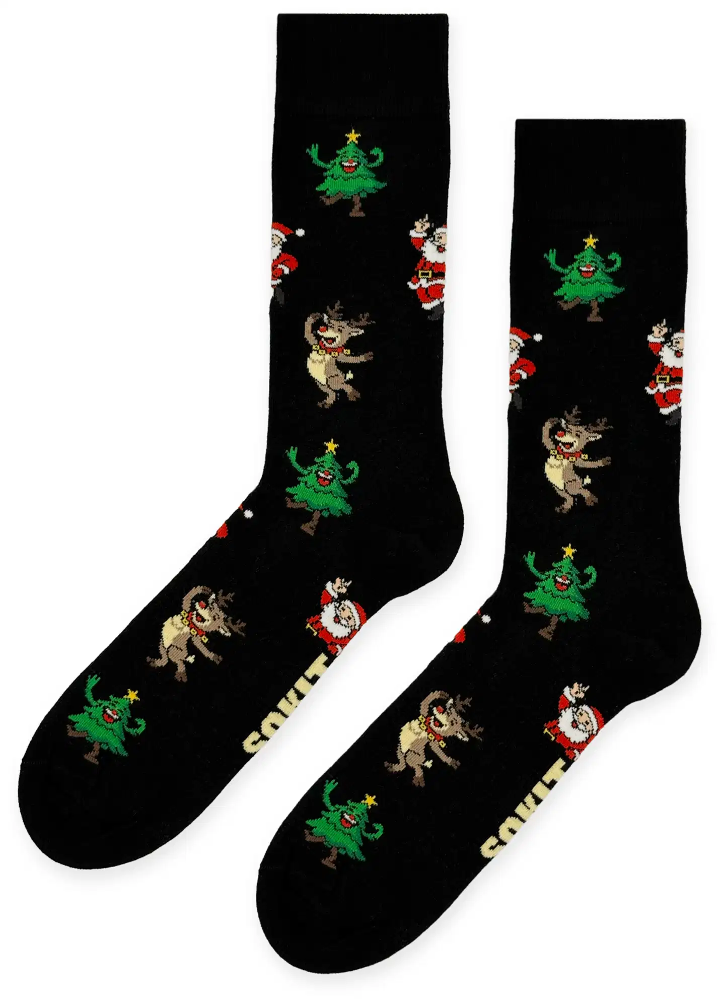Sokit unisex sukat tanssitonttu musta 41-46