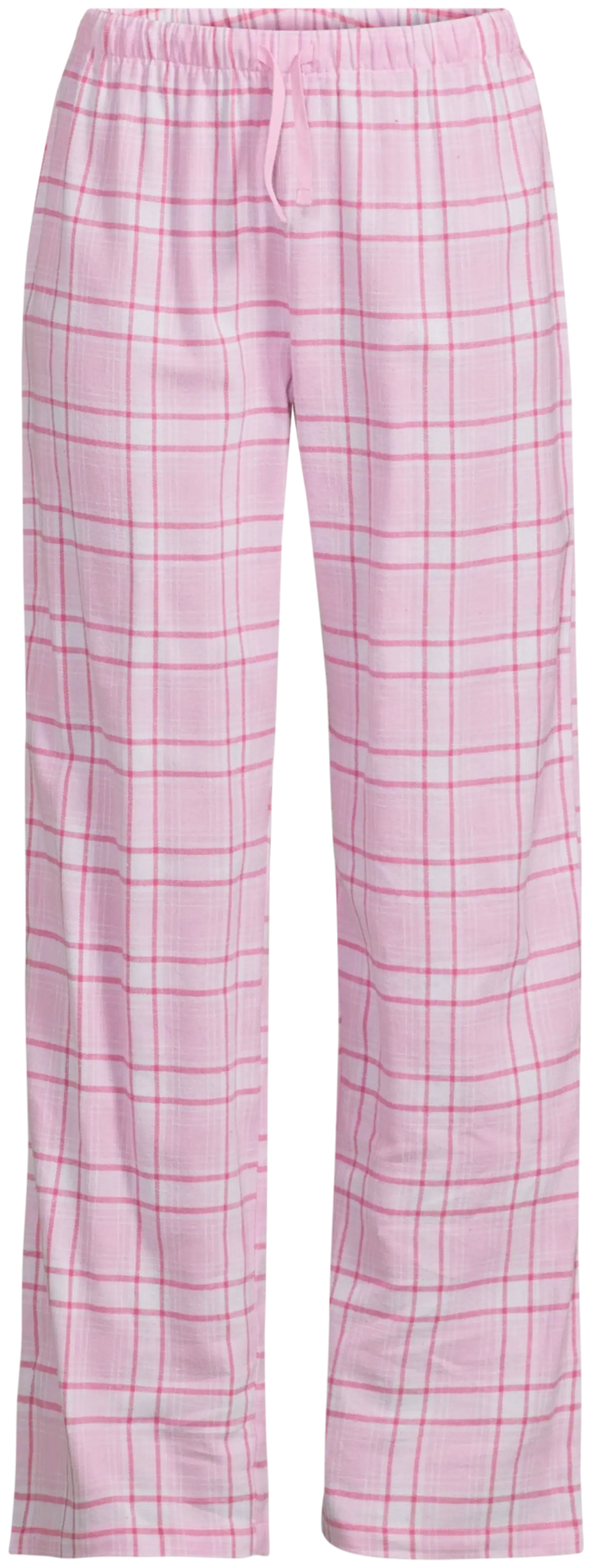 Actuelle naisten flanellihousut 212A382612 - Red check - 2