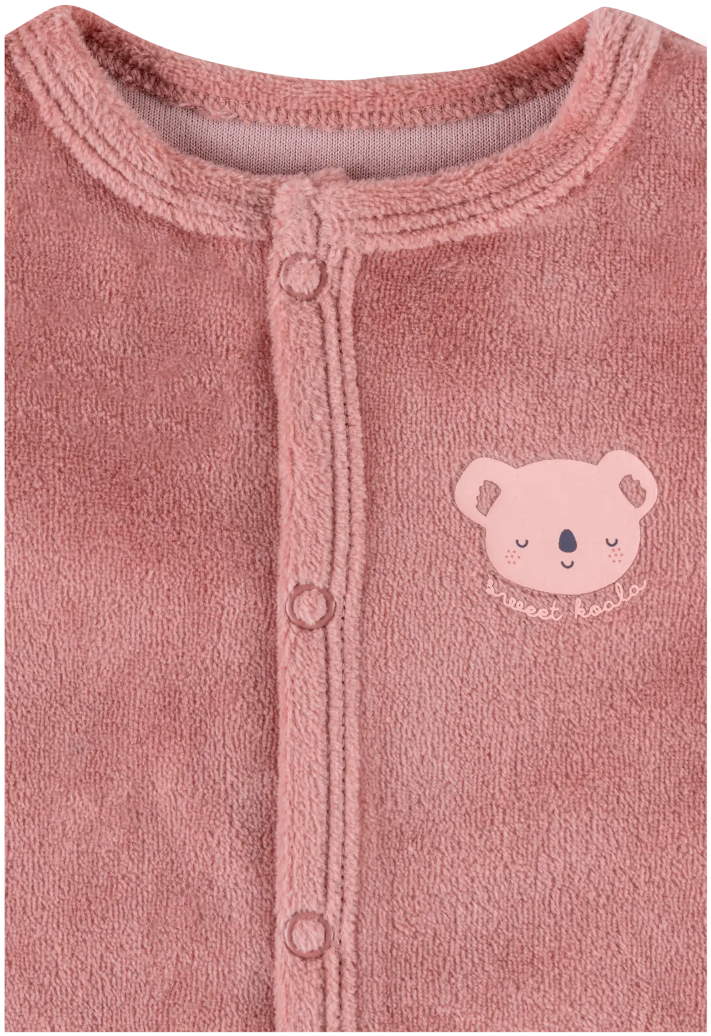 TEX BABY vauvojen terällinen velour-potkupuku I967126 - pink - 4