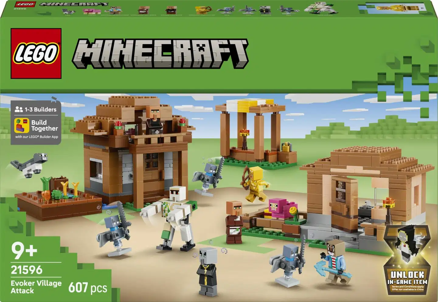 LEGO® Minecraft 21596 Hyökkäys kutsuilijakylään - 3