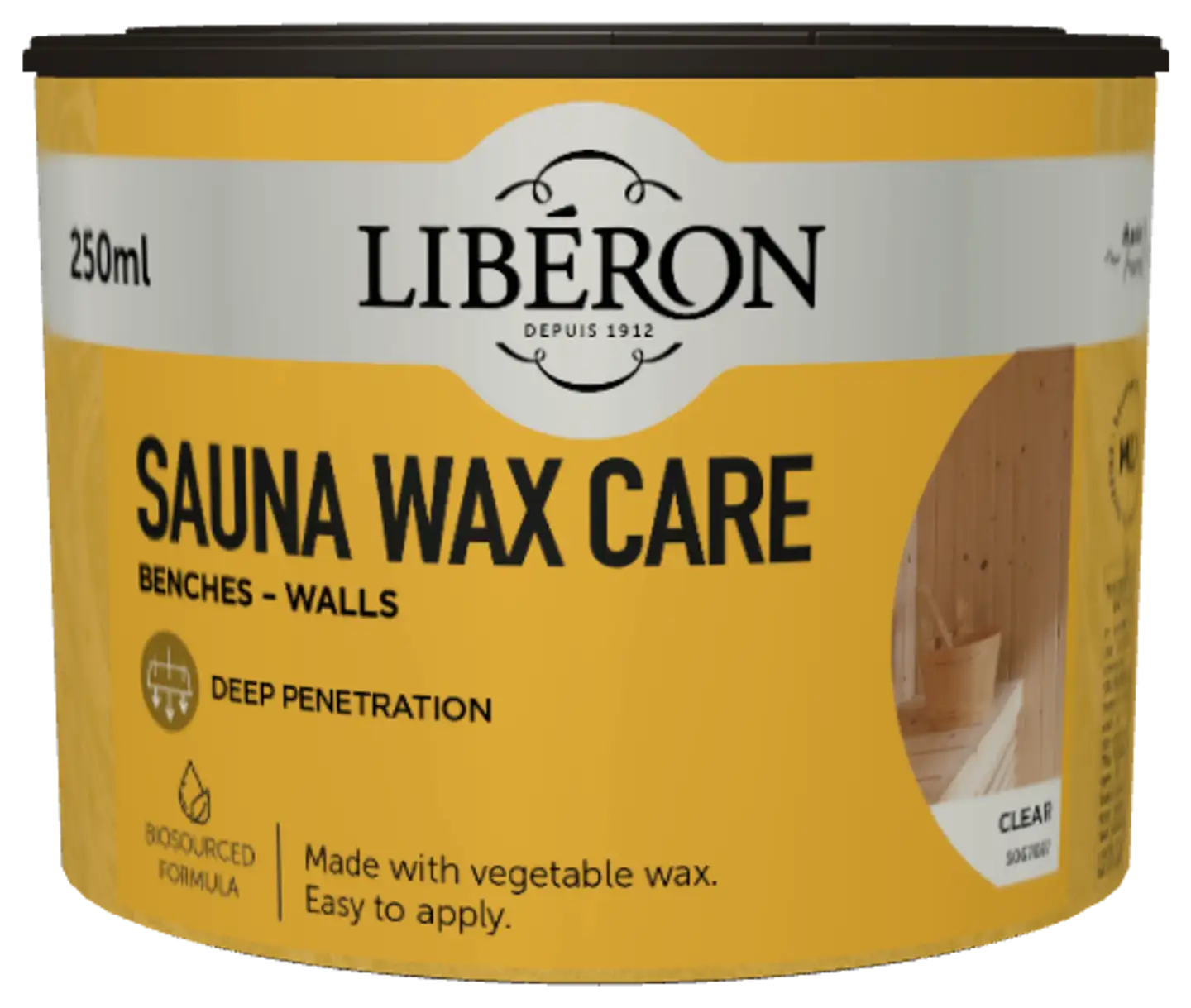 Liberon saunavaha 250 ml Clear Matt - 1