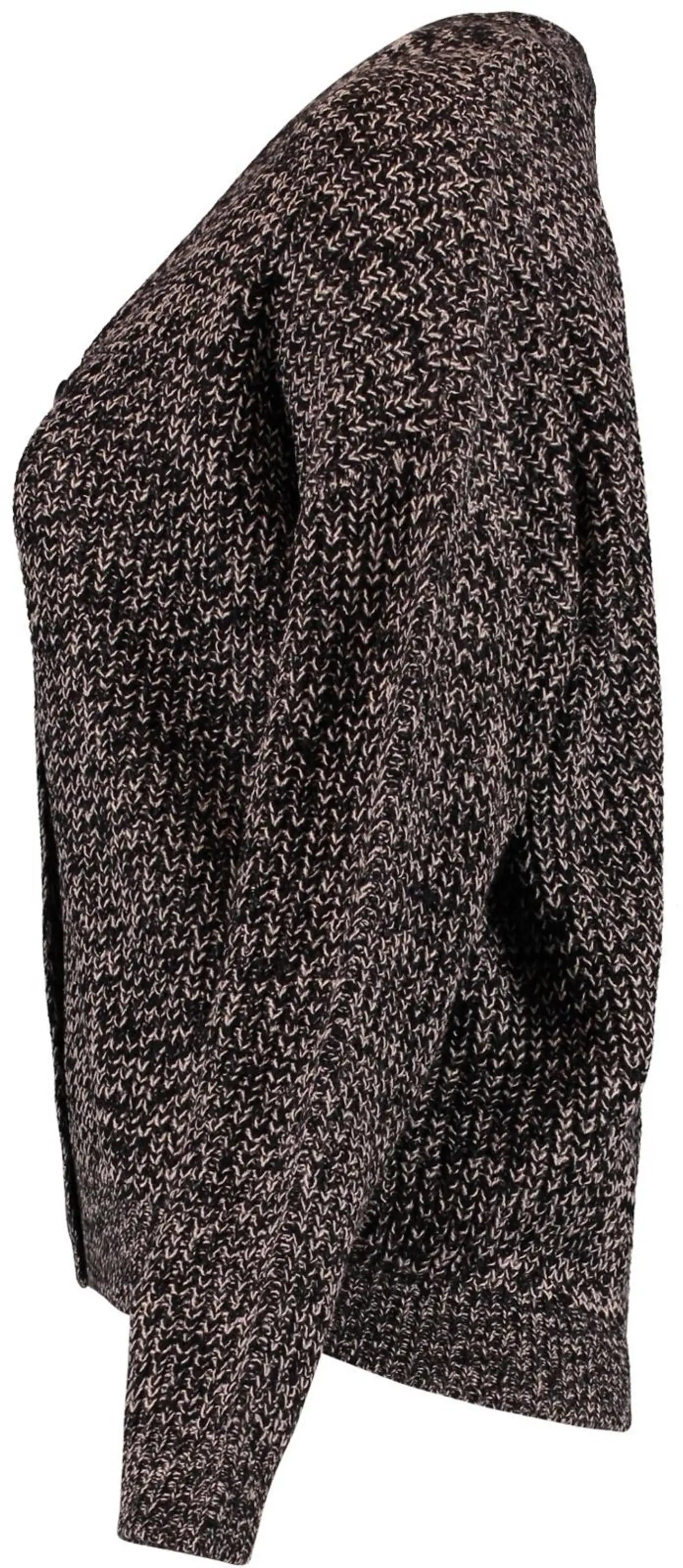 Hailys naisten neuletakki pi44pa ykk-po2111001-1 - black marl - 2