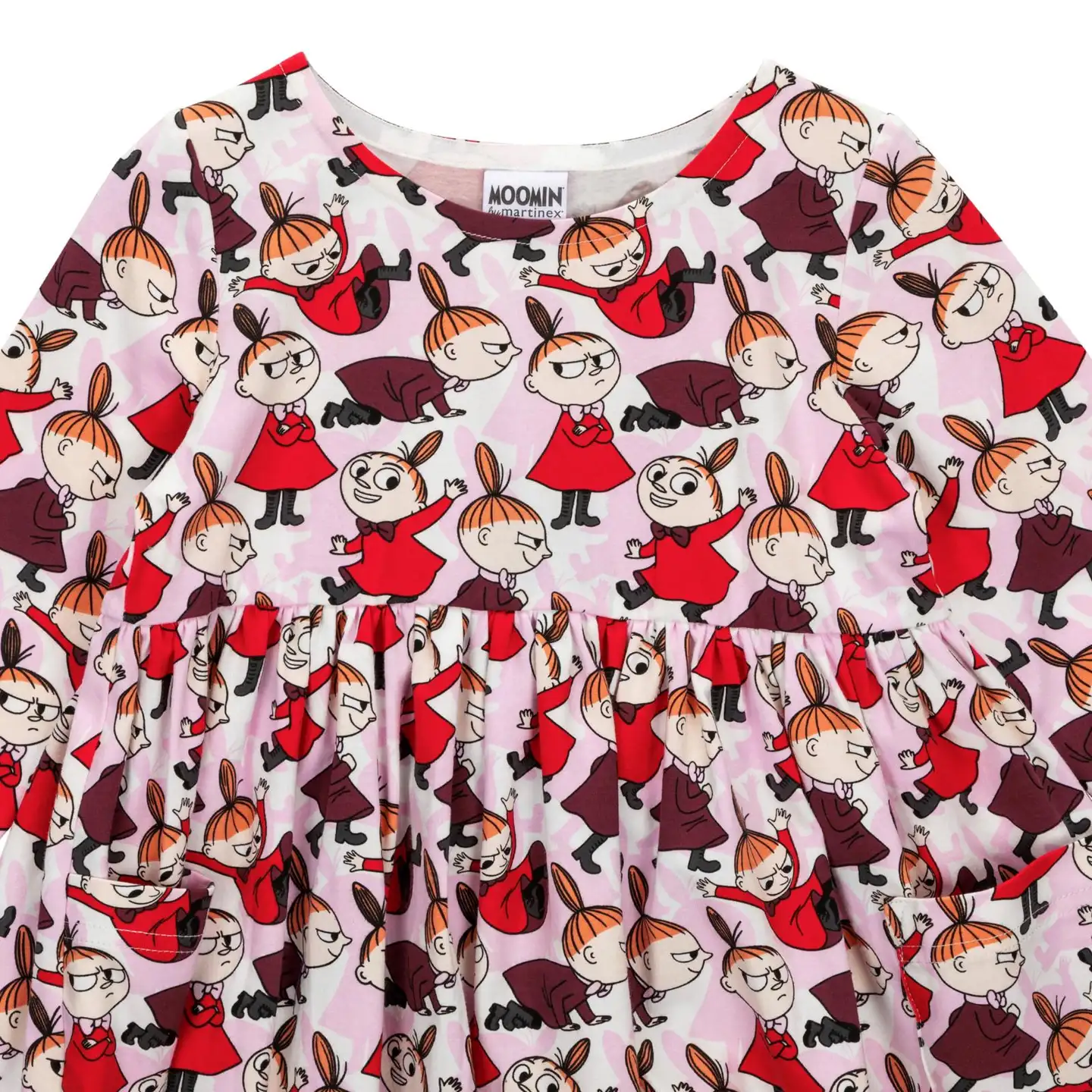 Muumi lasten mekko Varjoleikki 5950184 - Punainen - 2