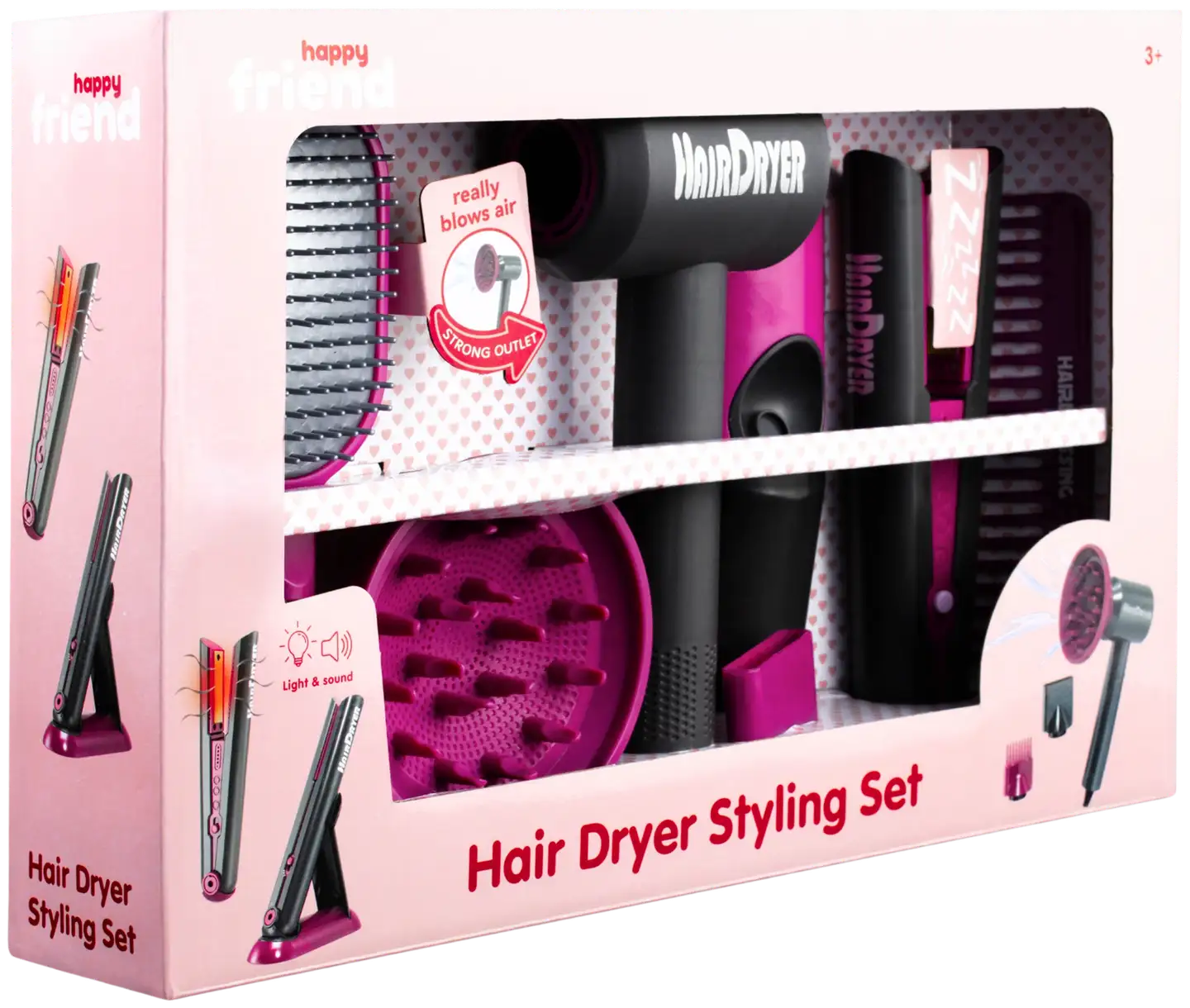 Happy Friend hiustenmuotoilu leikkisetti - 2