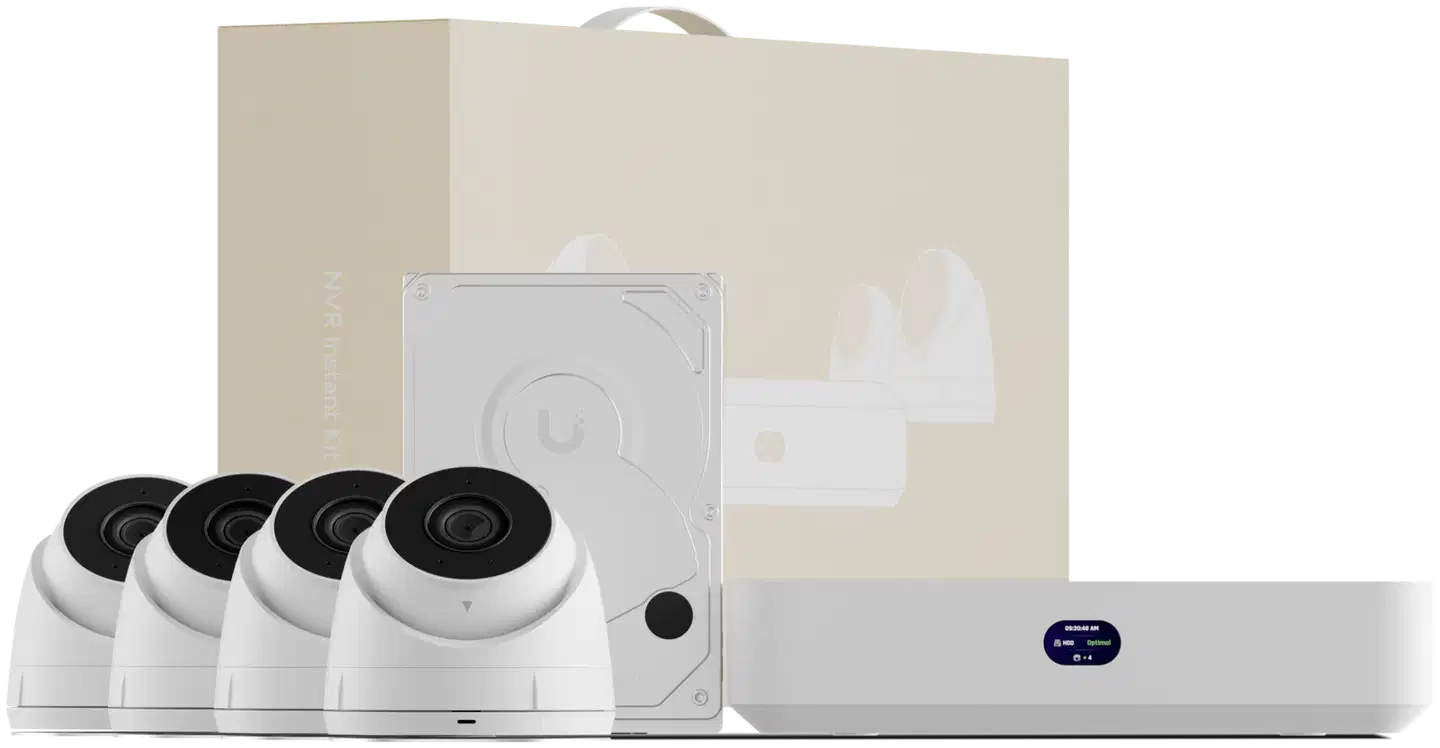 Ubiquiti kompakti NVR-tallenninsarja 4 kameralla ja integroidulla PoE-kytkimellä UNVR-Instant-Kit - 1