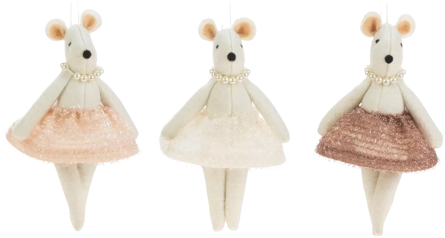 Weiste ballerinahiiri 14cm 3 värilaj.