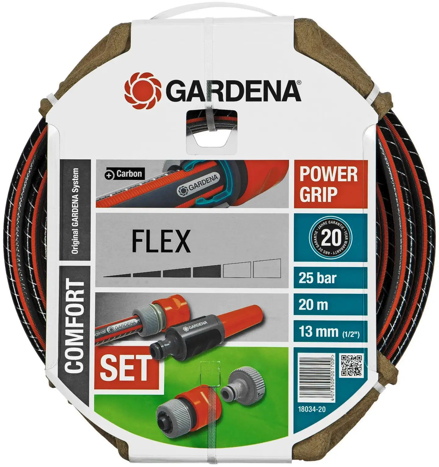 Gardena Comfort letku 13mm 20m + liittimet