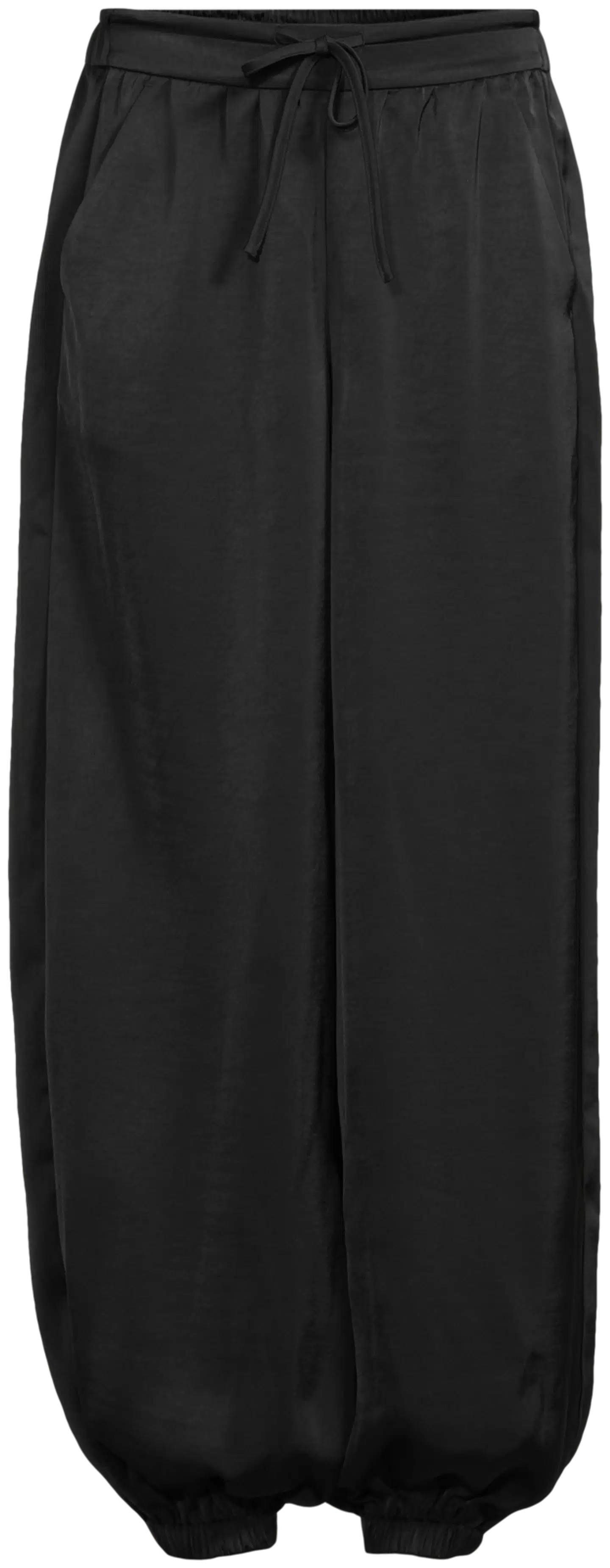 WKLY. naisten satiinijuhlahousut 222W126920 - Black - 2