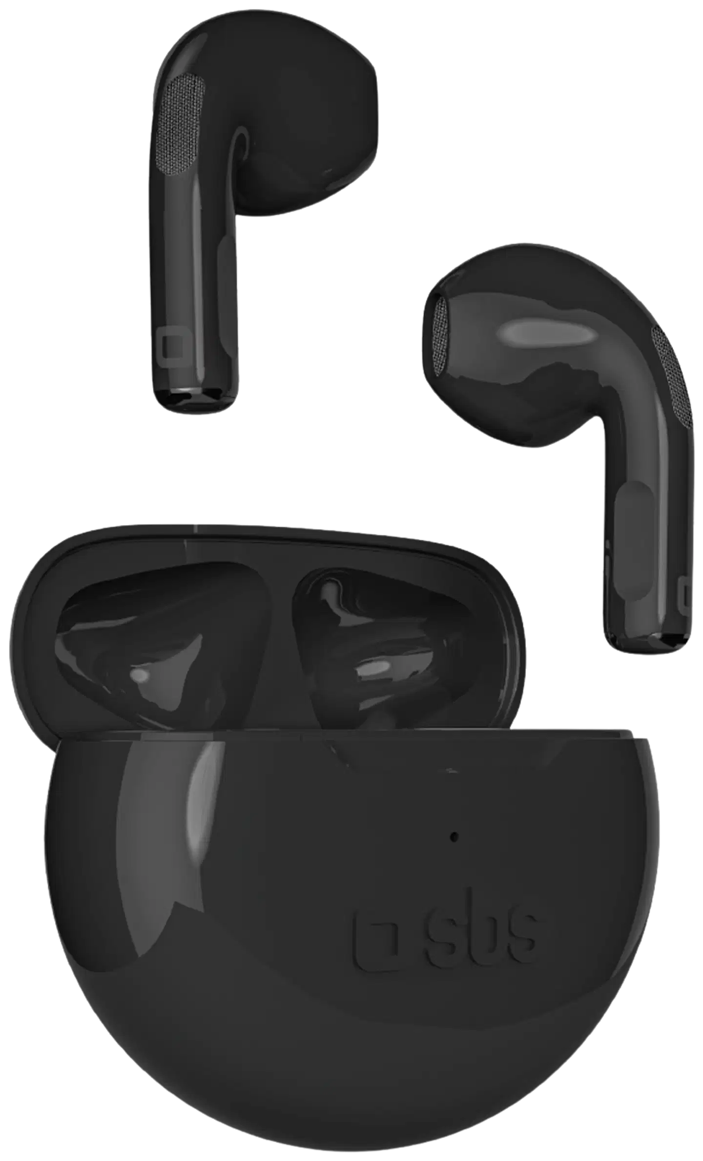 SBS langattomat nappikuulokkeet Mini Twin, musta - 1