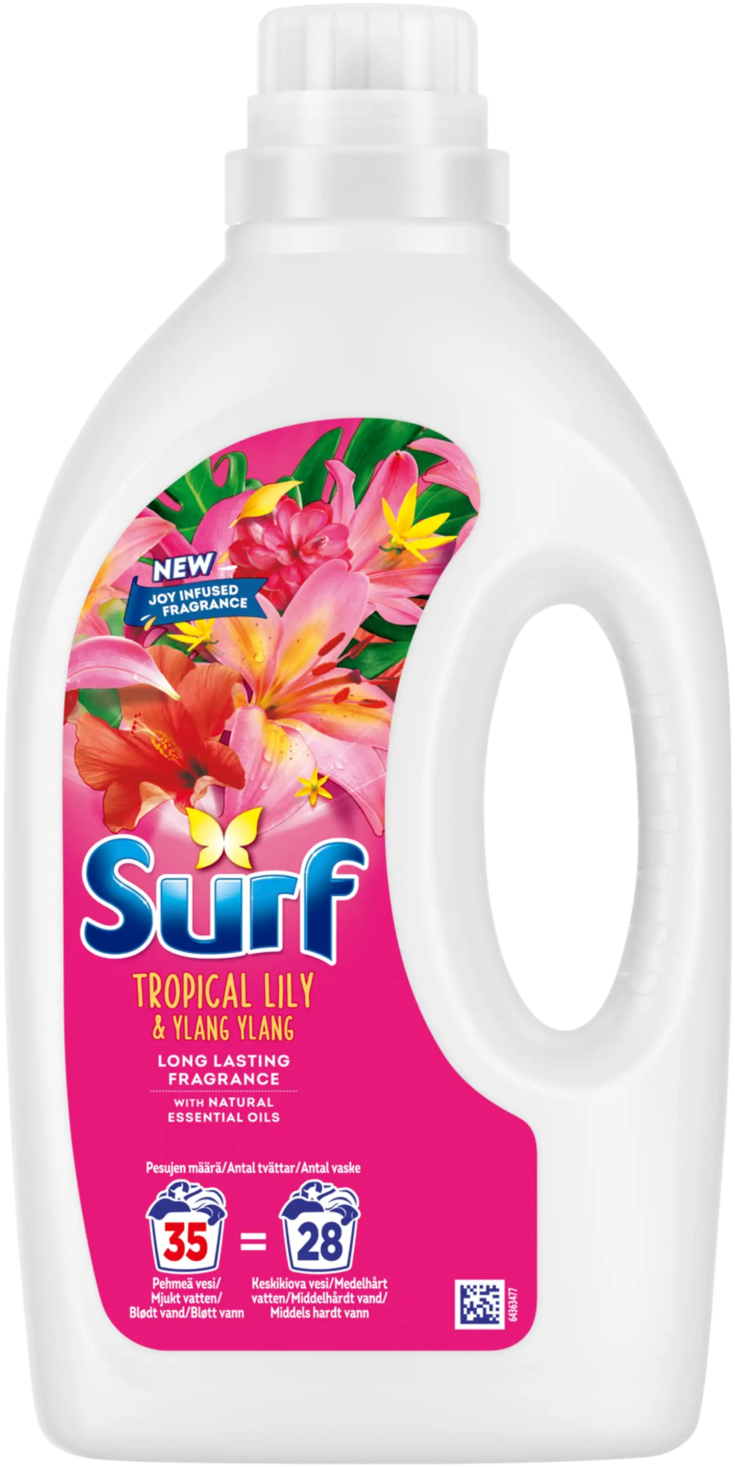 Surf Pyykinpesuneste Tropical Lily & Ylang ylang 1400 ml