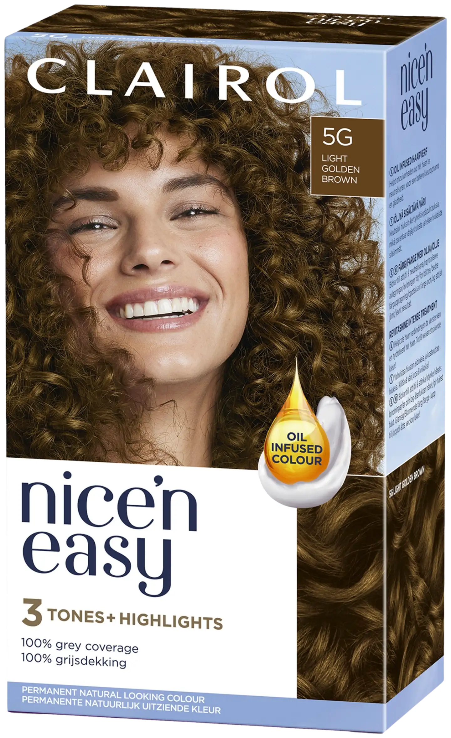 Clairol Nice´n Easy kestoväri 5G kullanruskea