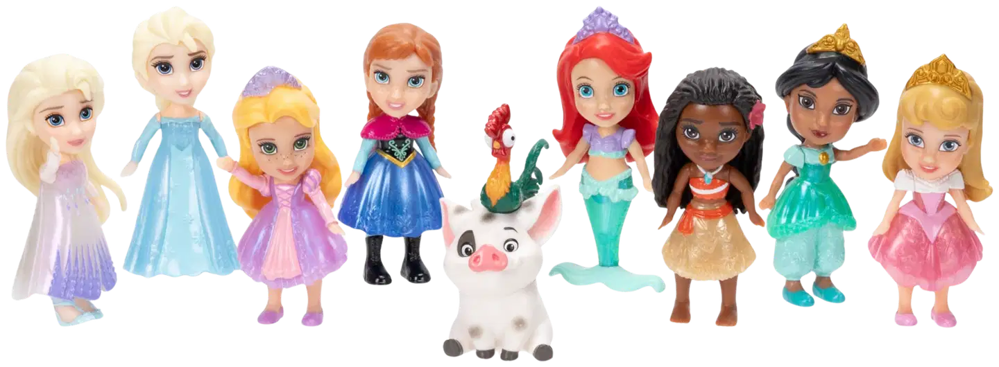 Disney Princess ja Frozen mininukke 7 cm - 1