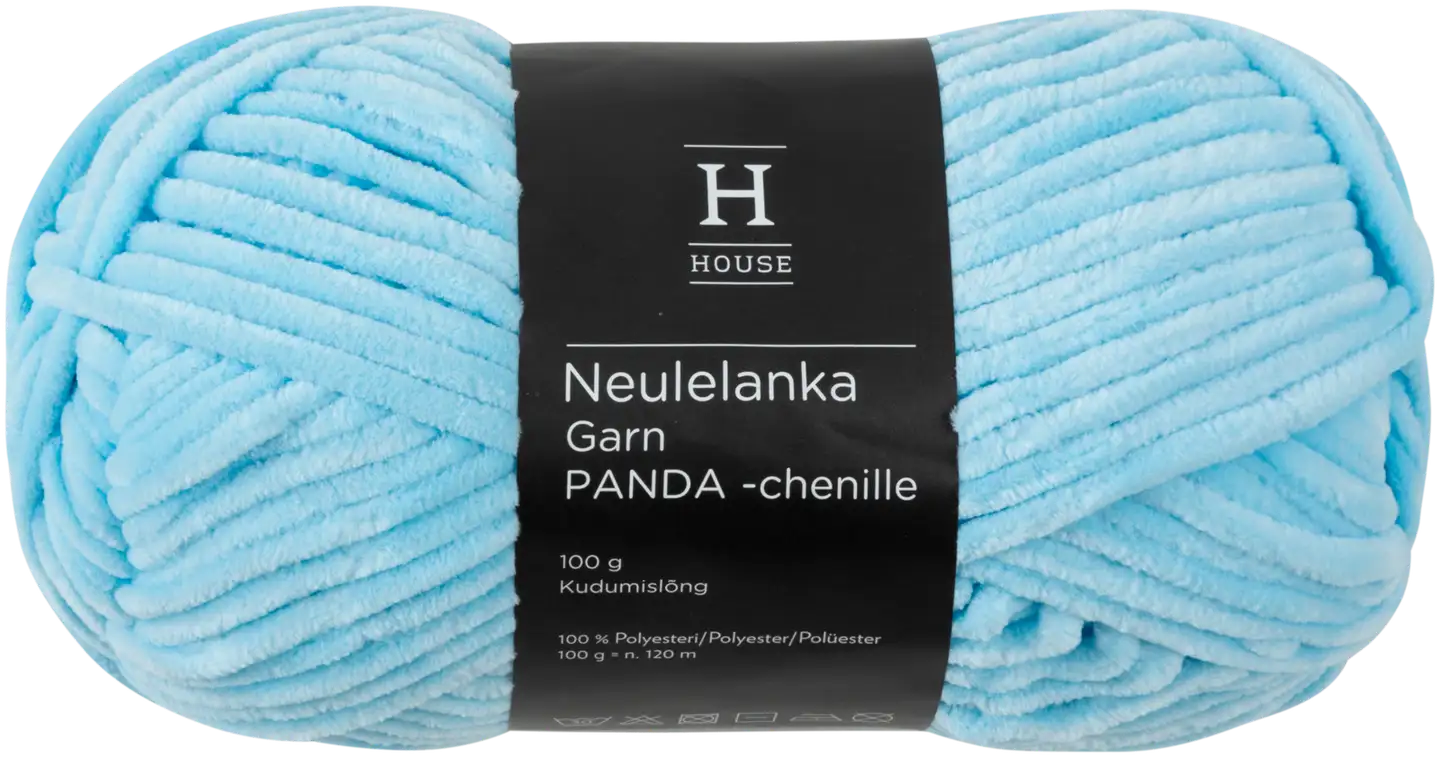 House lanka Panda chenille 100g light blue
