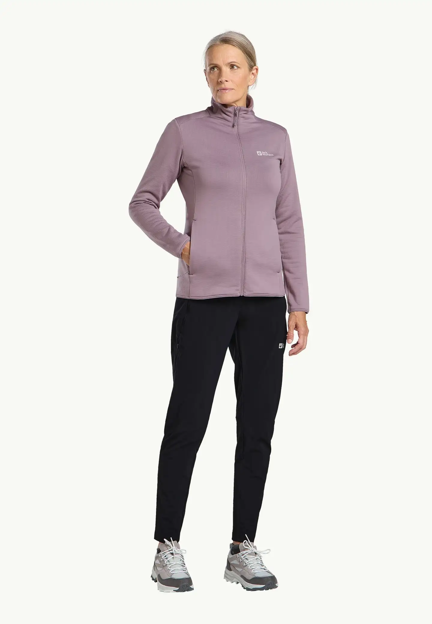 Jack Wolfskin naisten ulkoilujalkine Cyrox Texapore Low W - Cool grey - 10