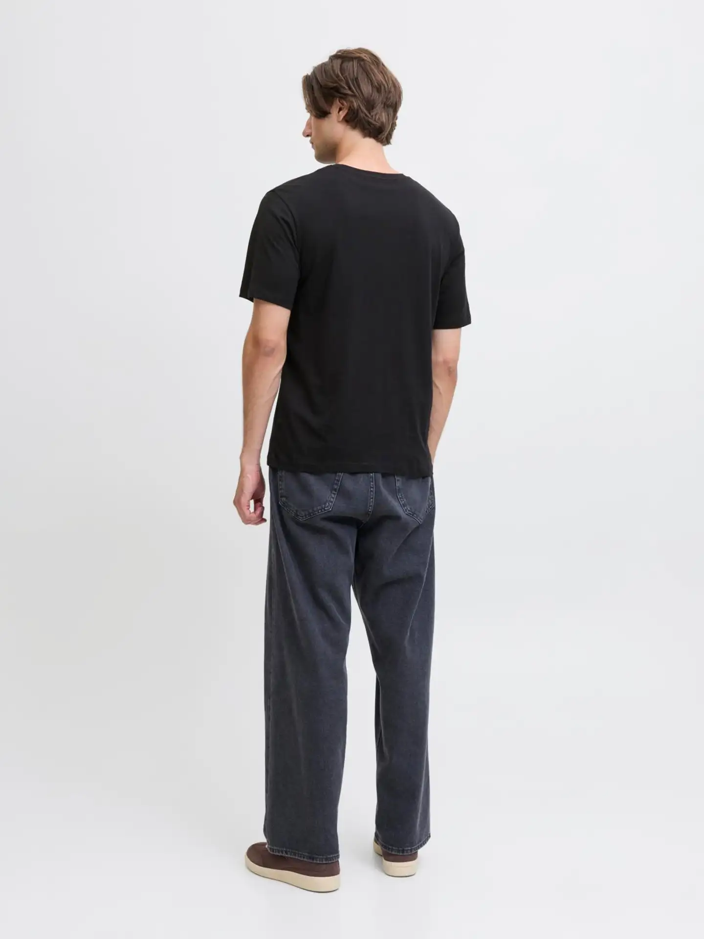 JJ REBEL miesten t-paita Jrebzack - BLACK - 4