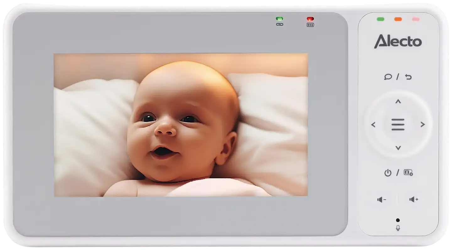 Alecto itkuhälytin kameralla ja näytöllä - 3