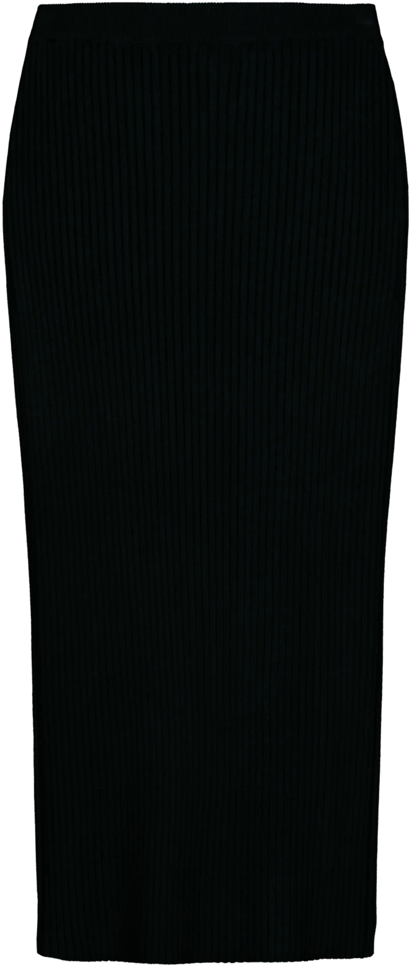 WKLY. naisten pitkä ribbihame 221W280450 - BLACK - 2