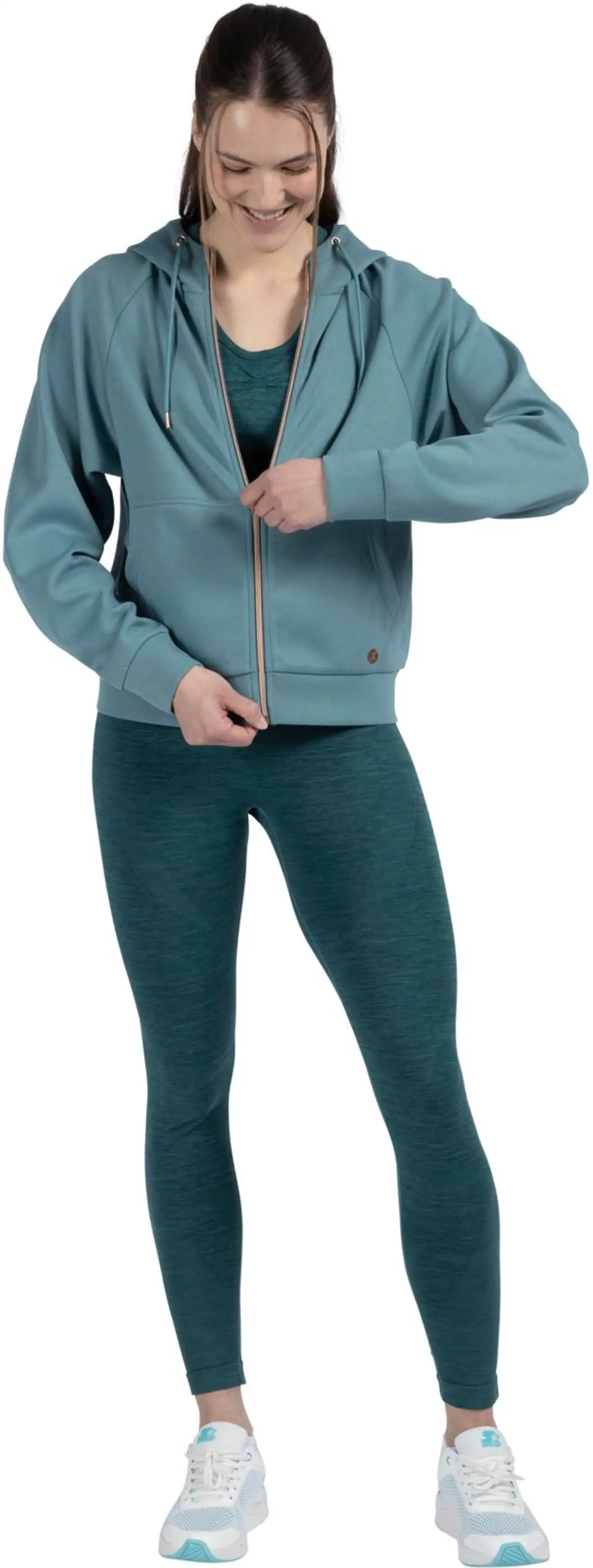 Danskin naisten saumattomat treenitrikoot DPS2511 - Deep Teal - 12