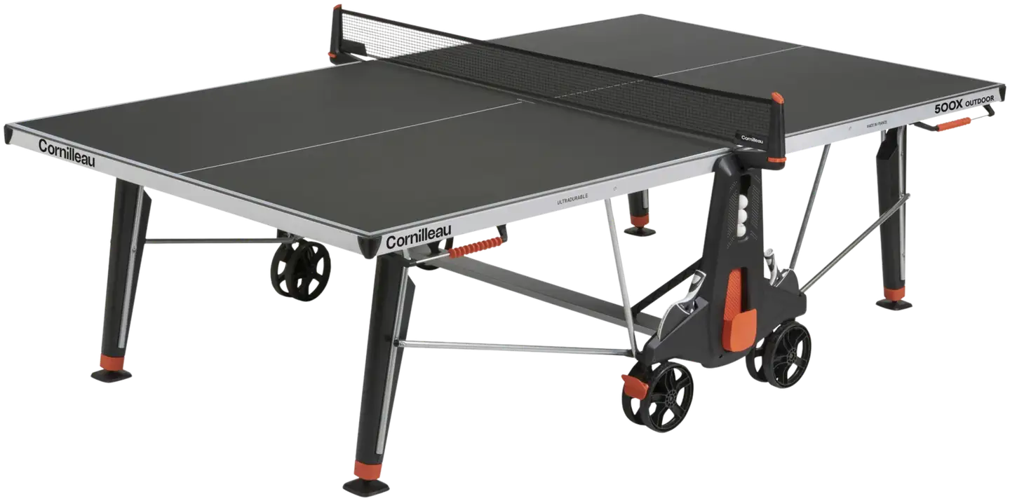 Cornilleau pingispöytä 500X ulkokäyttöön - MUSTA - 1