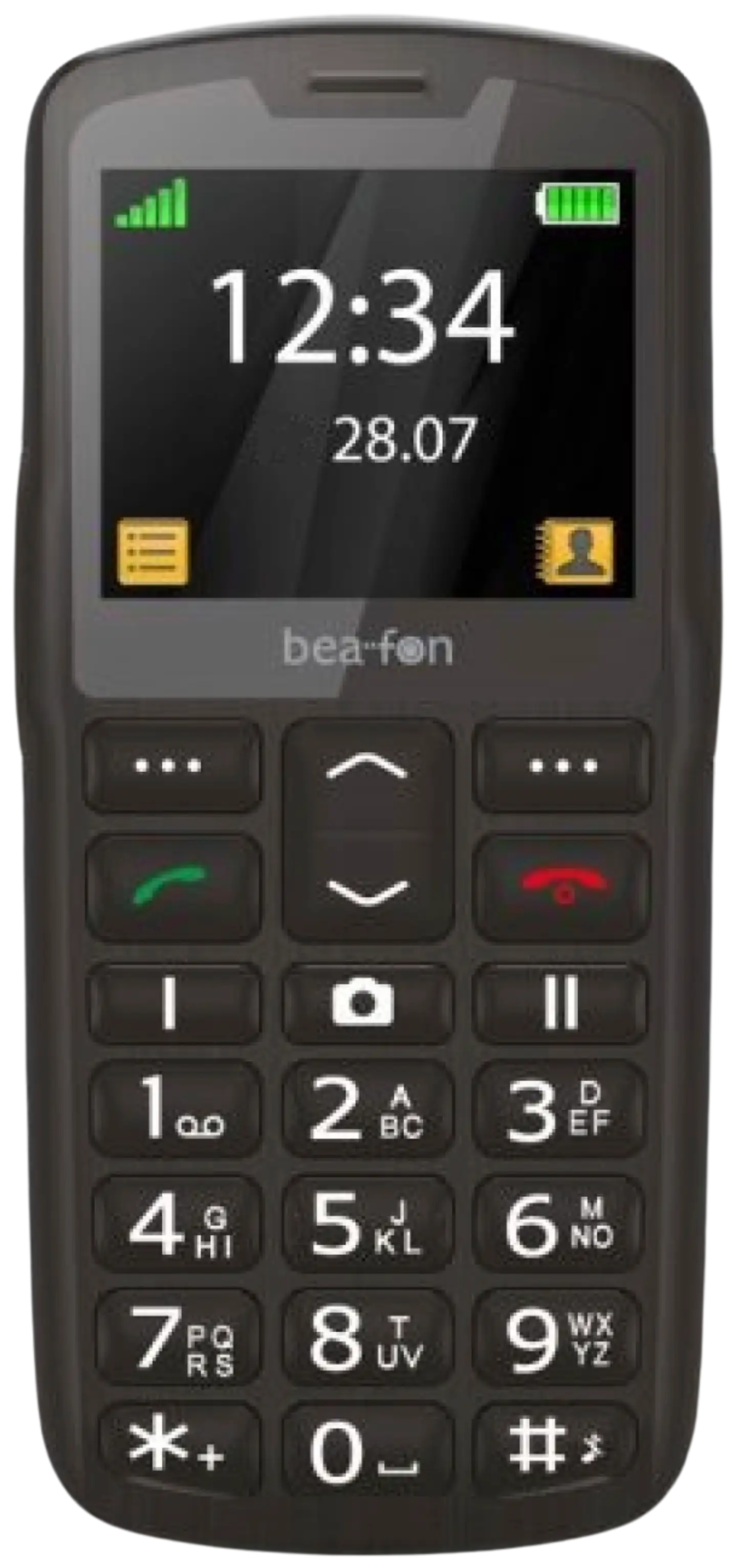 Beafon SL260 LTE puhelin musta-hopea - 1