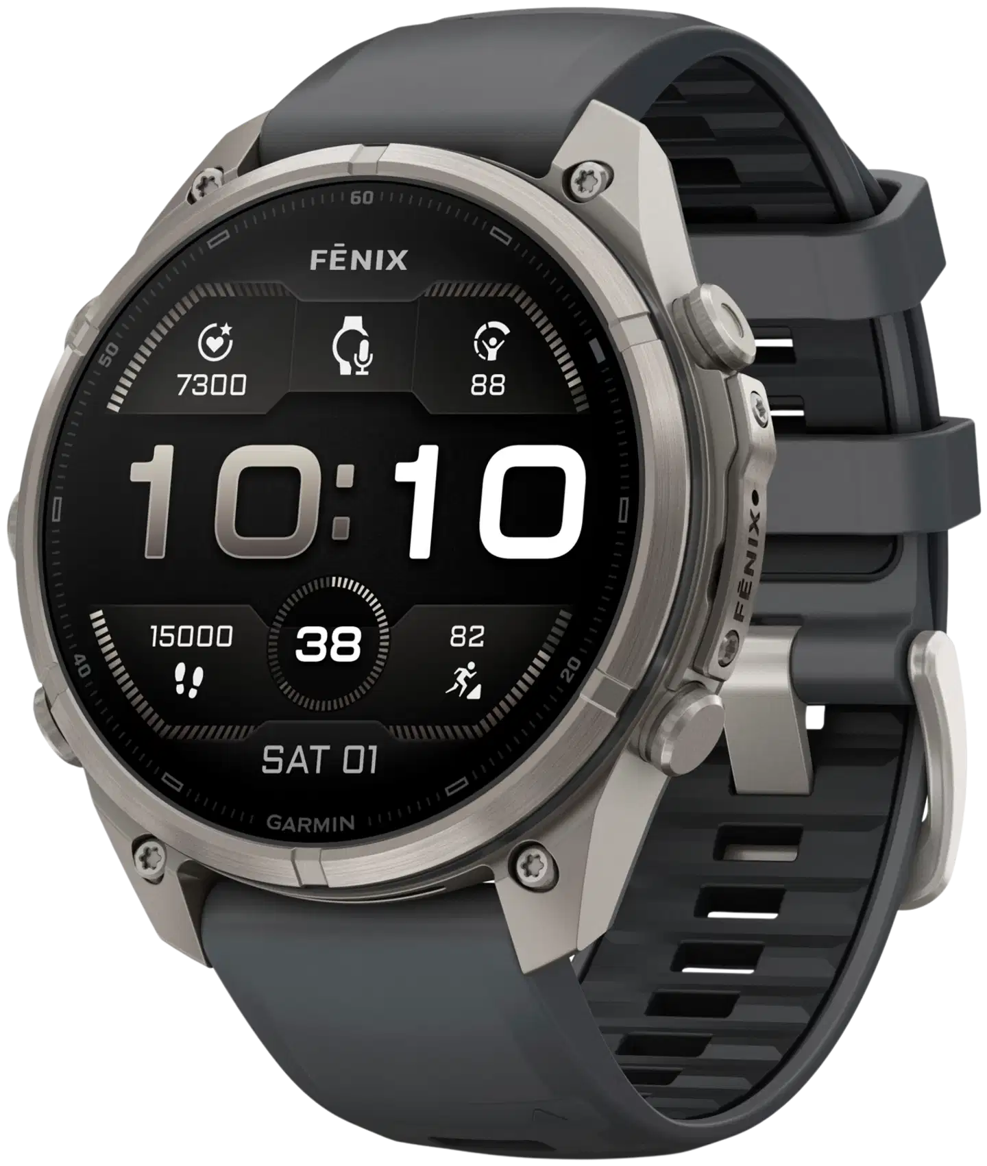 Garmin Fenix 9 Pro 47 mm titaani- ja grafiitinharmaa urheilukello - 1
