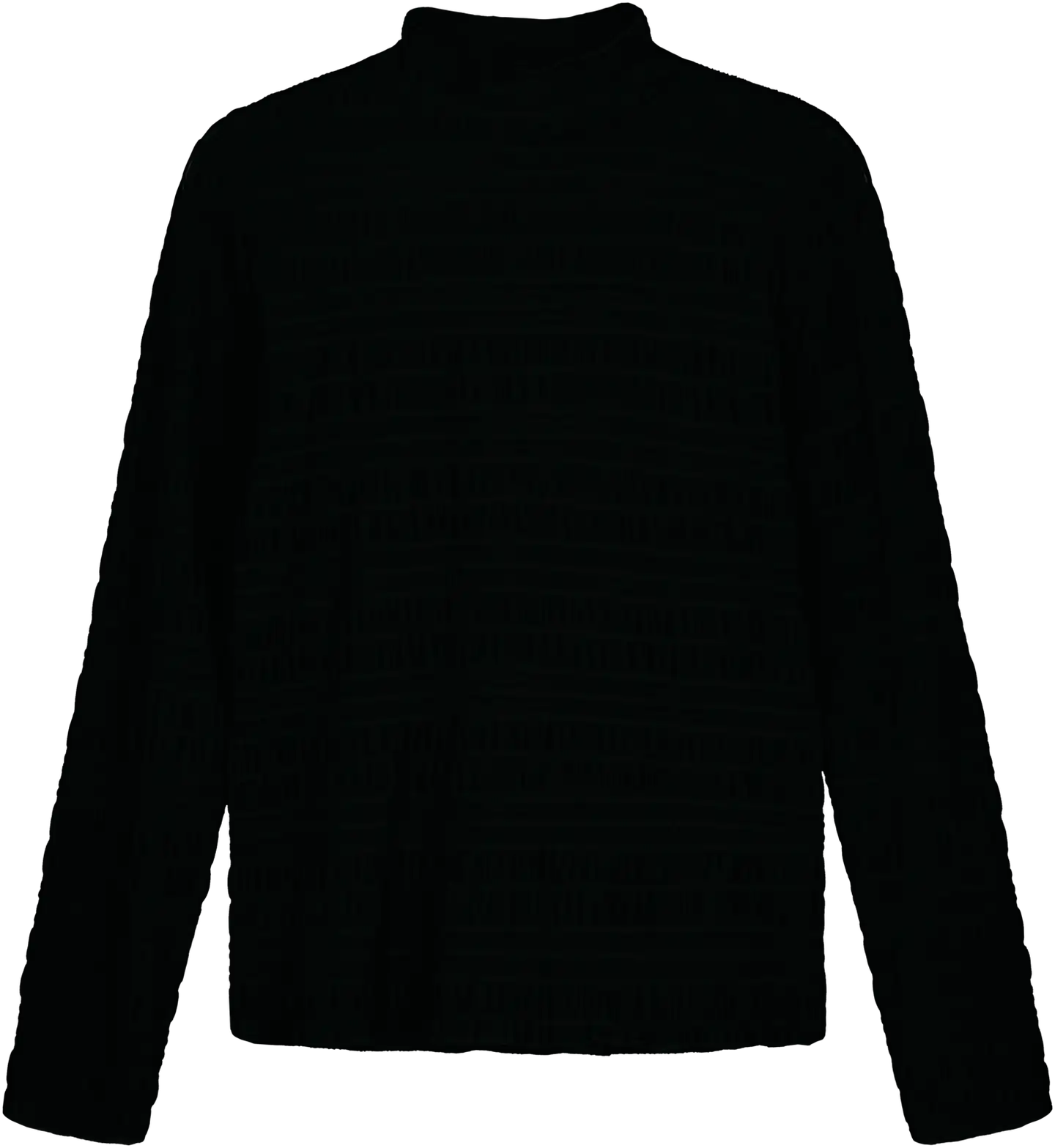 WKLY. naisten mesh trikoopoolo 213W040200 - BLACK - 1