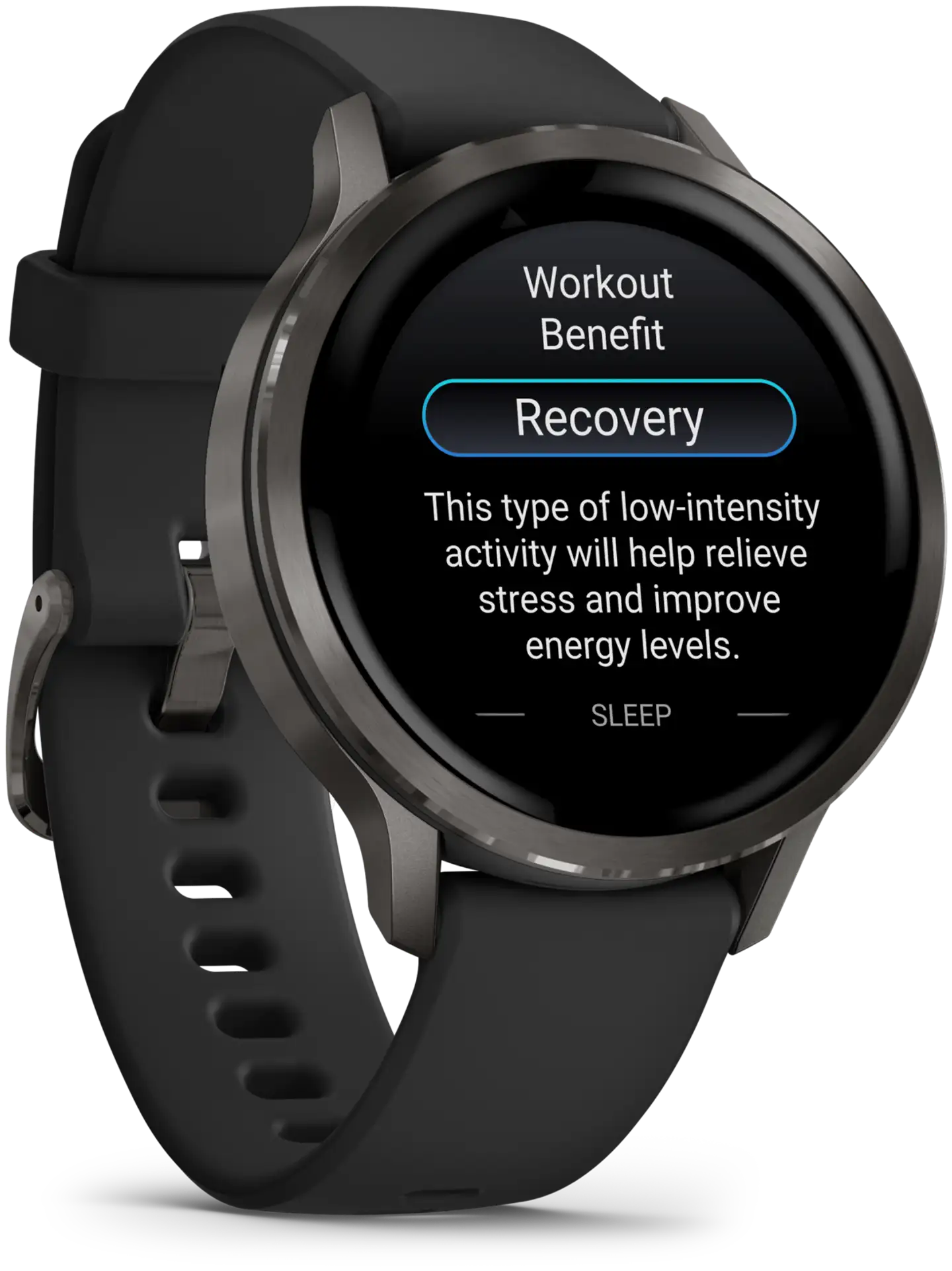 Garmin älykello Venu 4 – 41 mm, harmaa, musta silikoniranneke - 6
