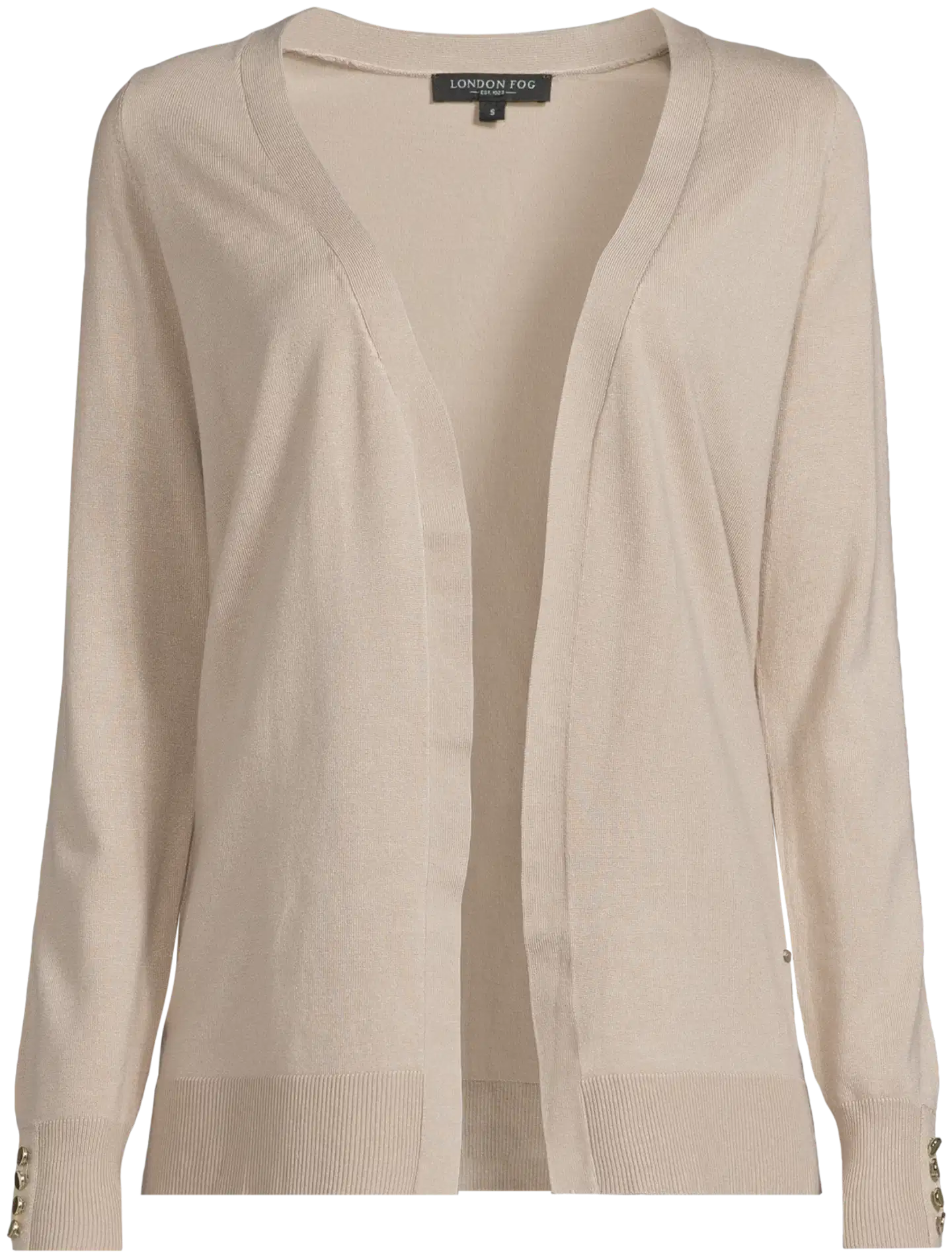 London Fog naisten neuletakki napit 213L262903 - beige - 2