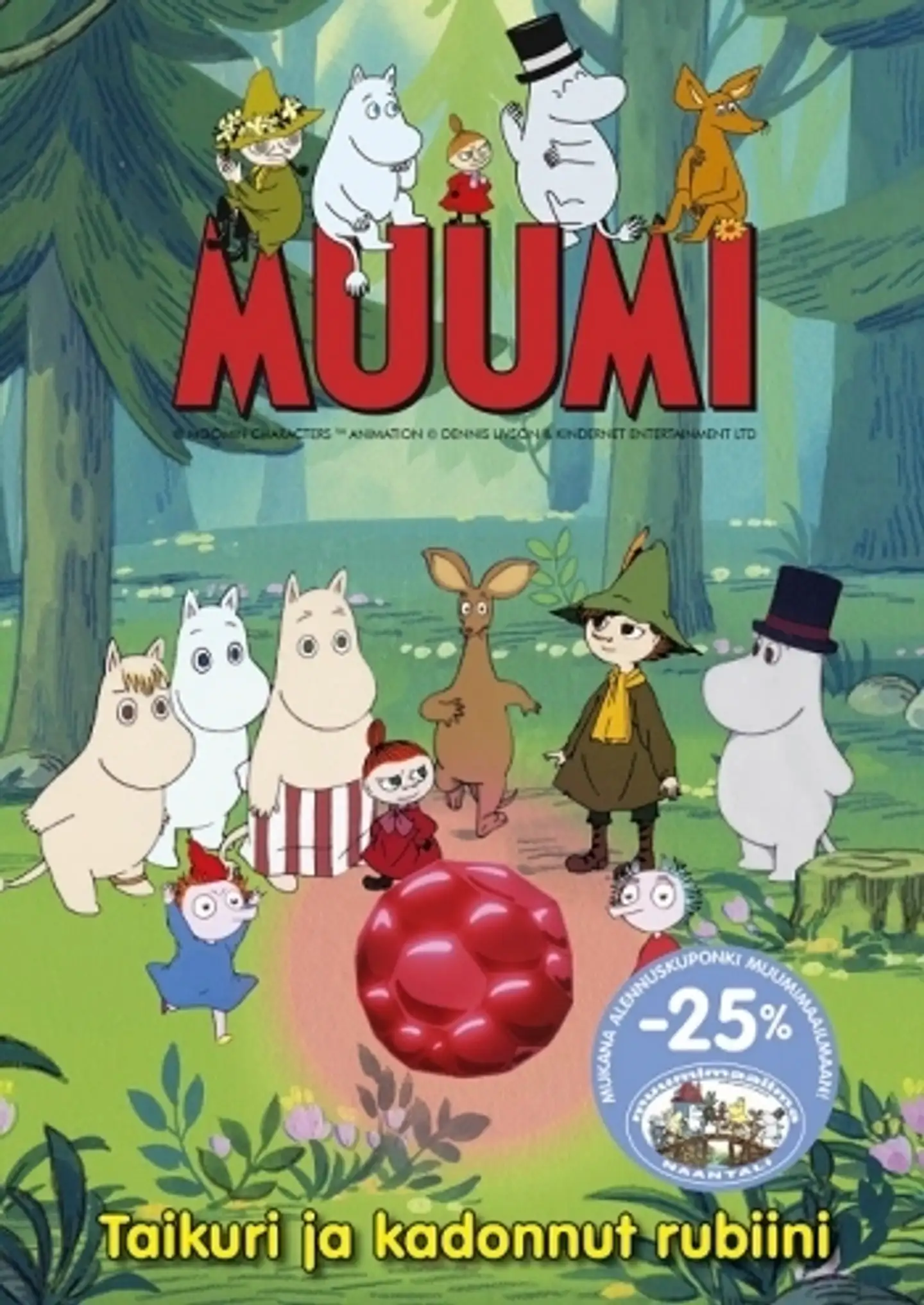 Muumi - Taikuri ja kadonnut rubiini DVD