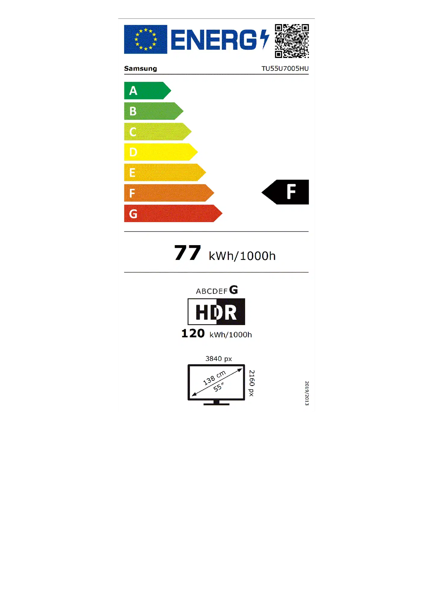 Samsung 55" 4K UHD Smart LED TV TU55U7005HUXNA - 10