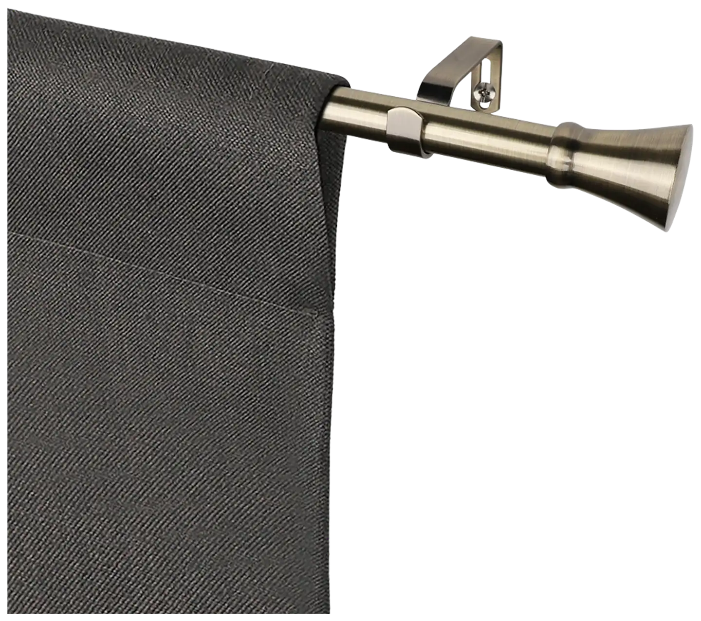 Ihanin verhotanko Emma antiikkimessinki 120-210cm 16/19mm - 1